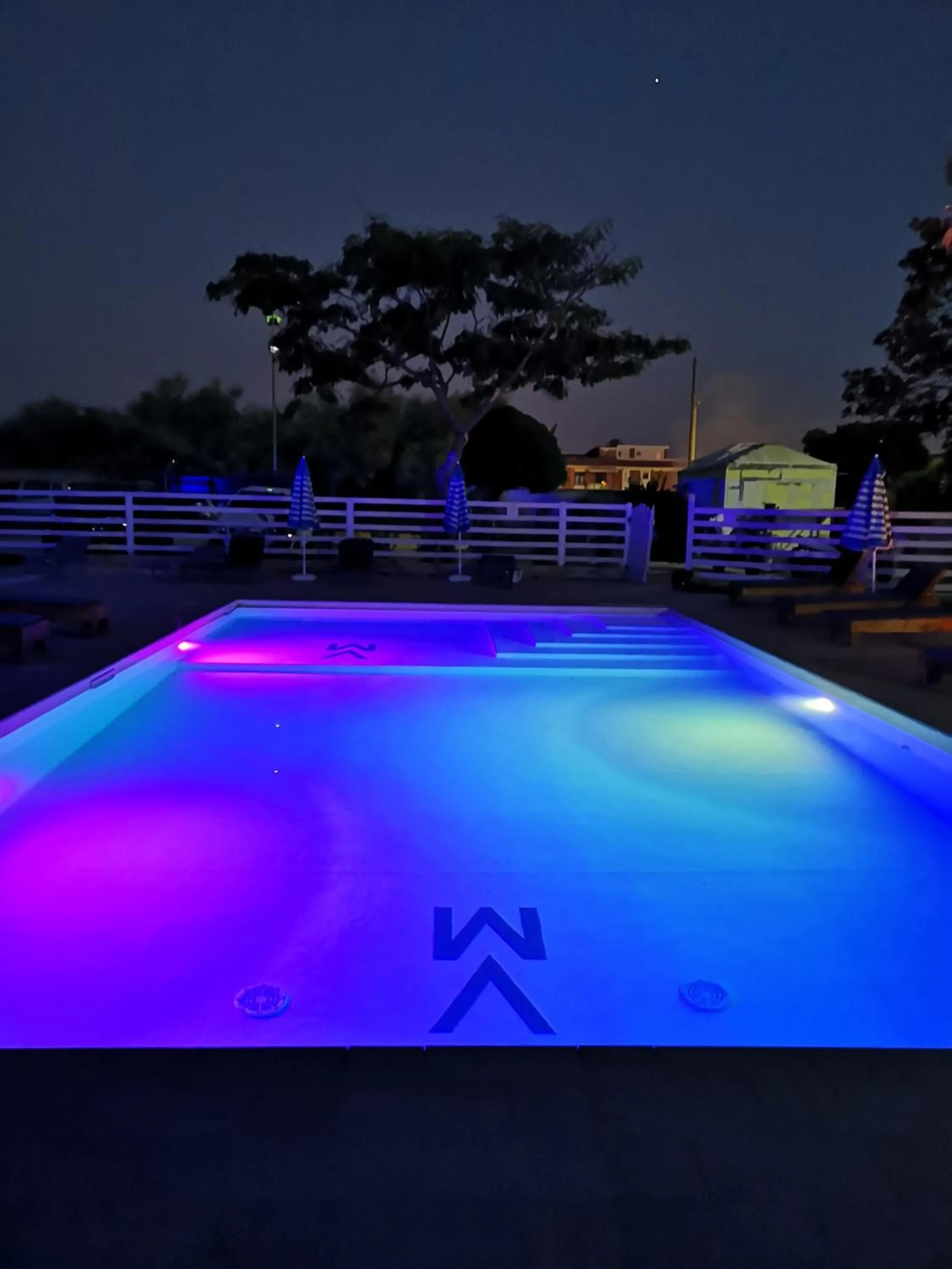 Pool view in Villa Miramare