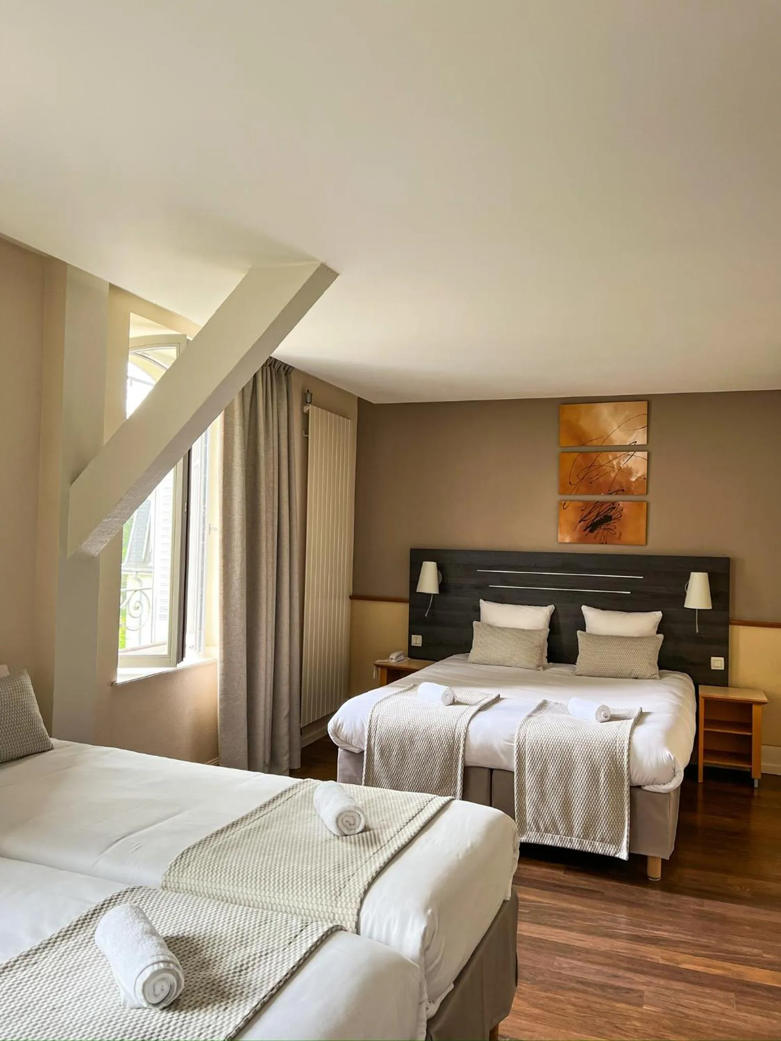 Bedroom, Bed in HOTEL CERISE - LES SOURCES Luxeuil-les-Bains
