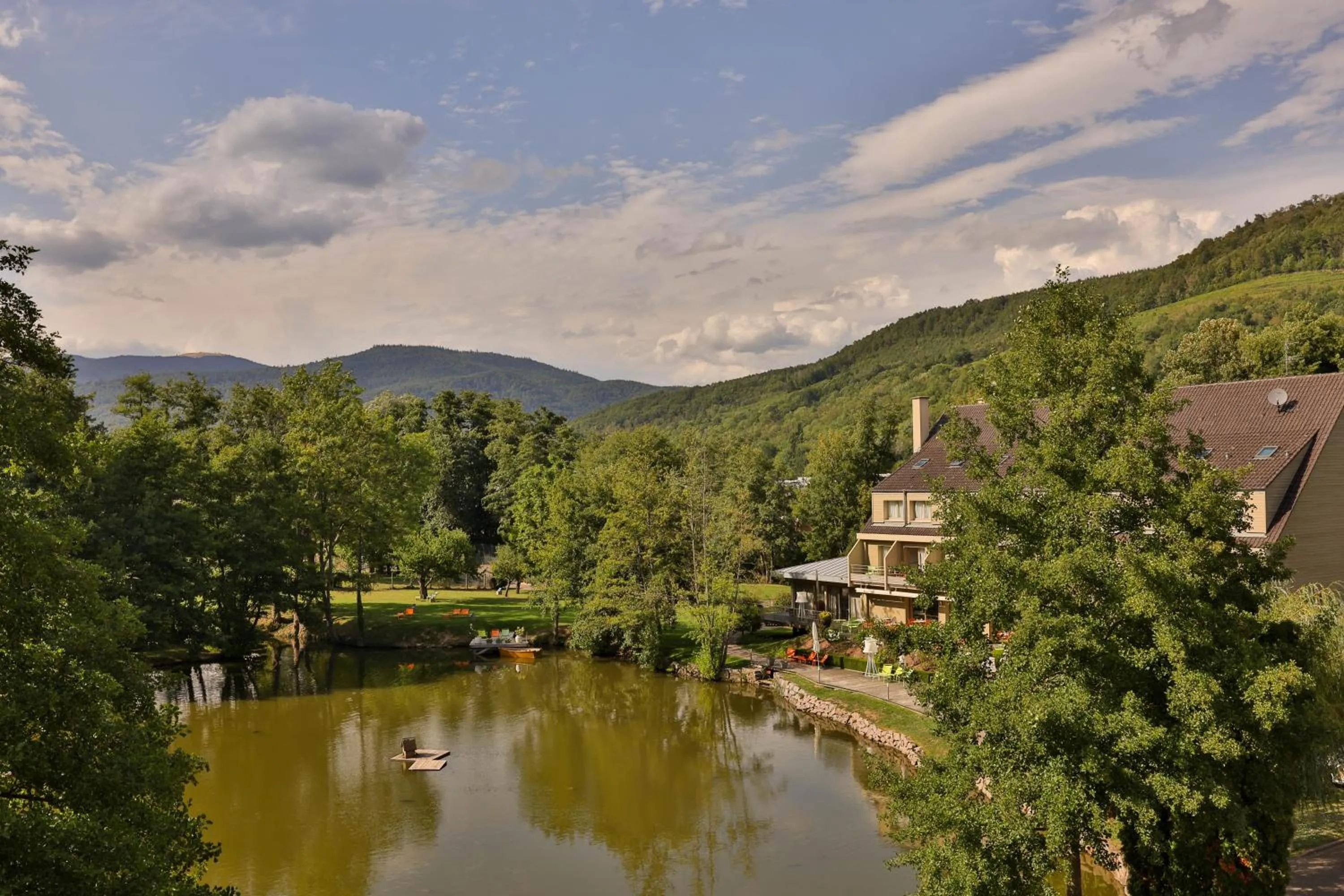 Lake view in Hotel Du Lac