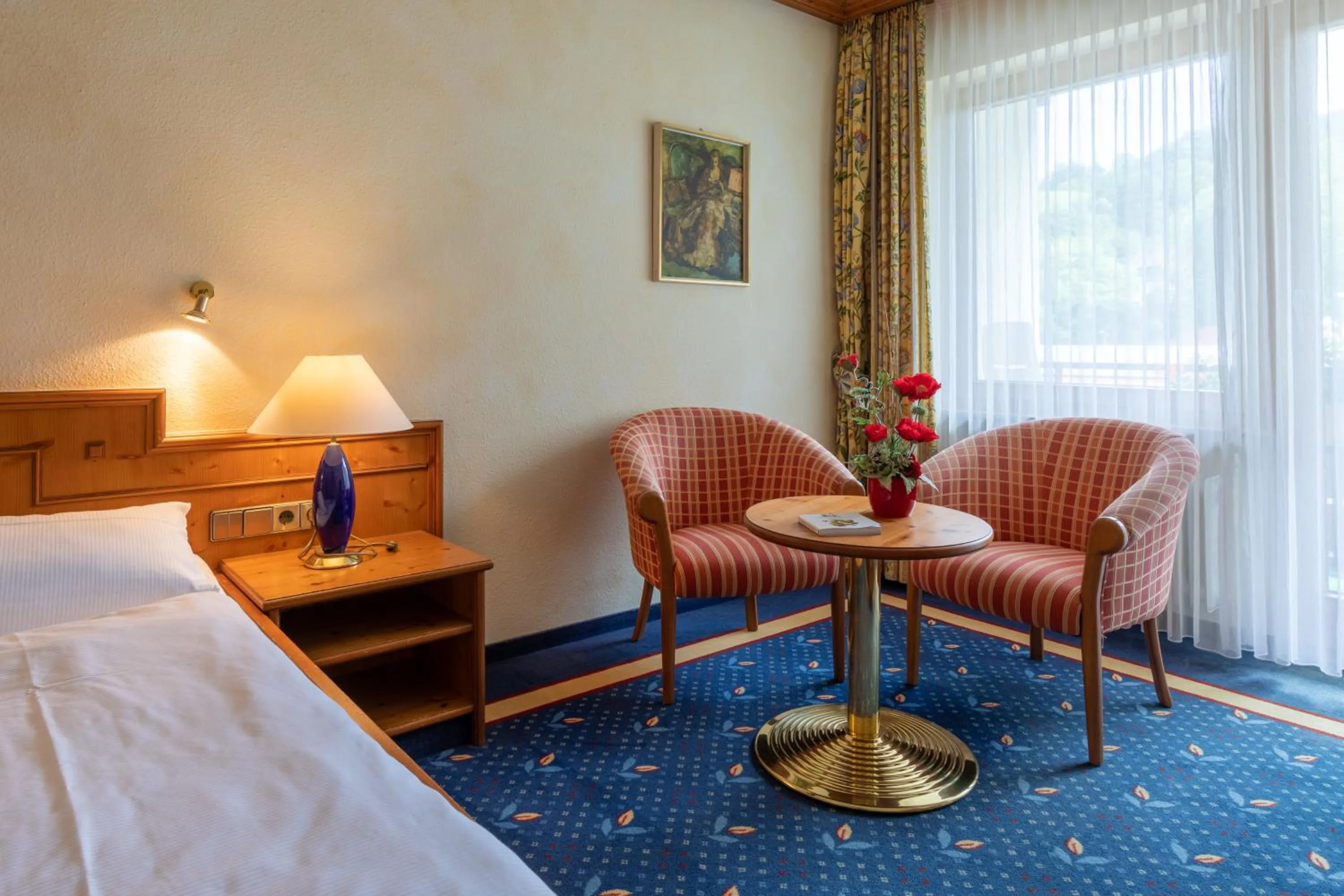 Photo of the whole room, Bed in Sackmann Wanderhotel