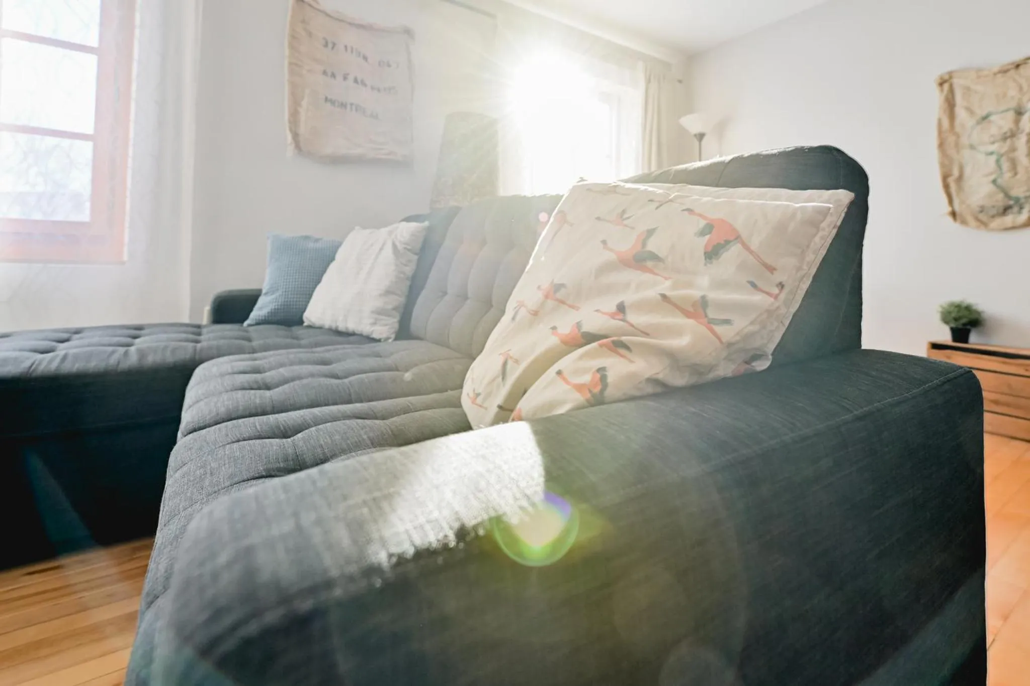 Living room in L'Auberge du QG