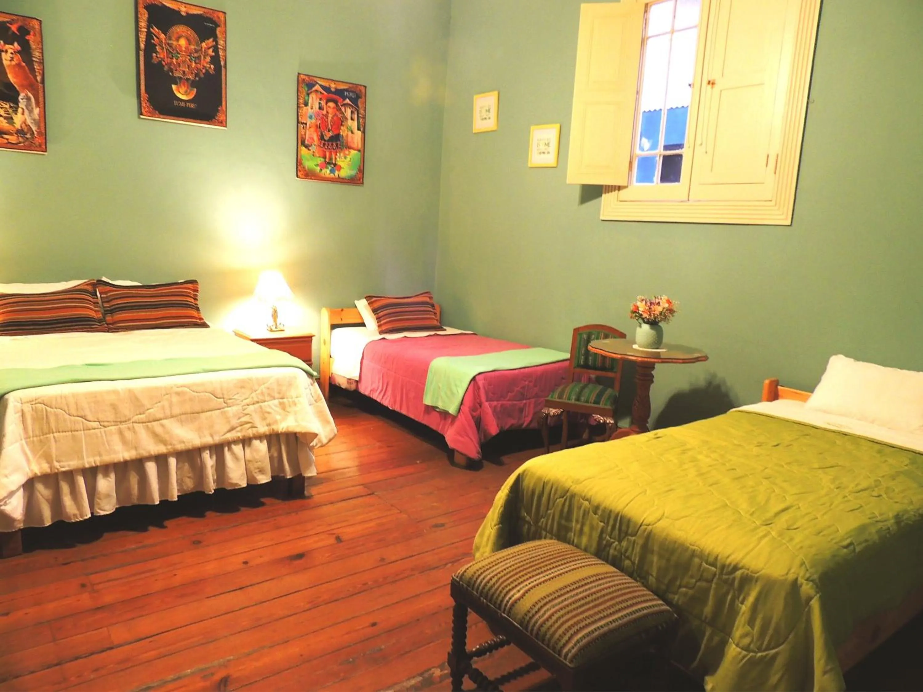 Bed in Lima Wari Hotel Boutique