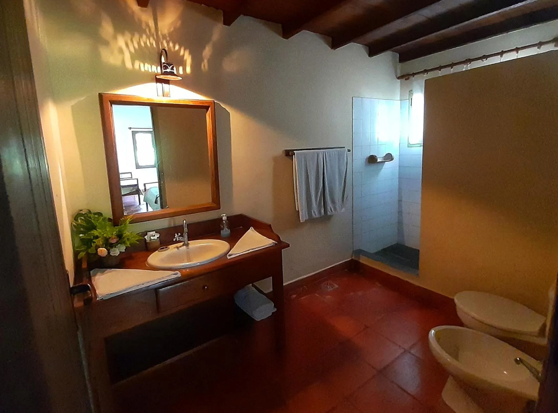 Bathroom in Pousada Fazenda Xaraés