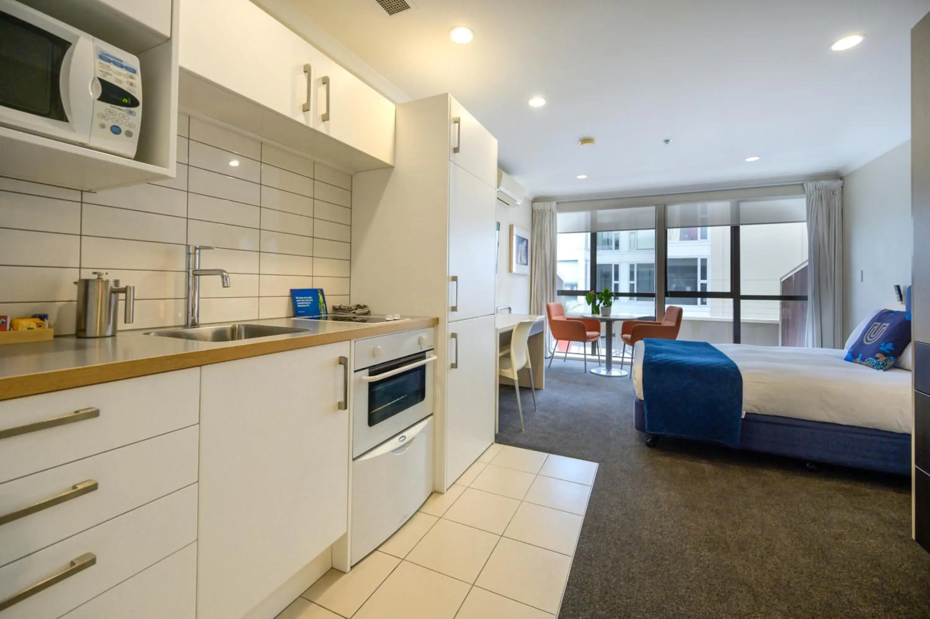 Kitchen or kitchenette, Bed in U Residence Hotel, Signature Collection by BW Kitchen or kitchenette, Bed in U Residence Hotel, Signature Collection by BW