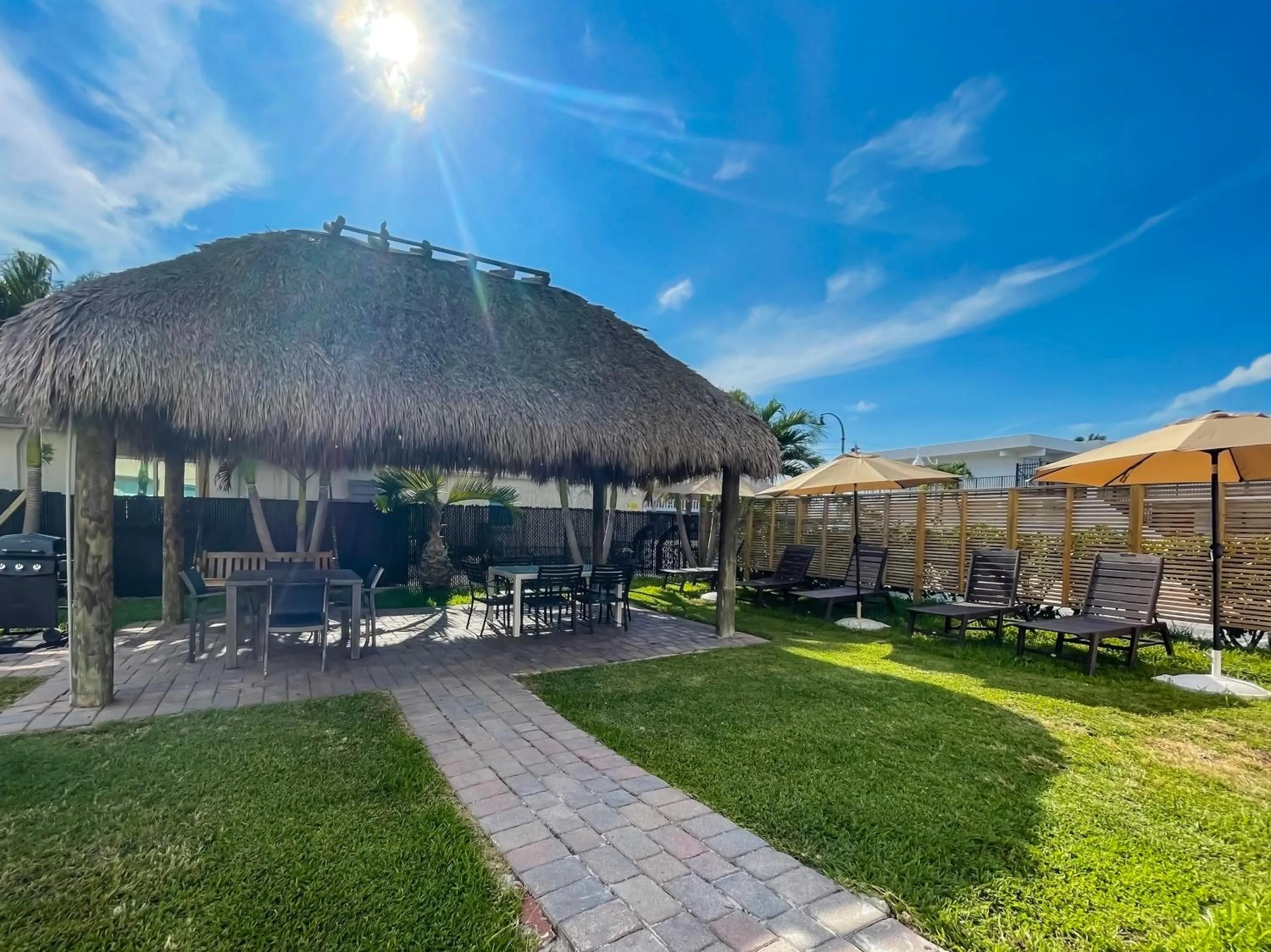 BBQ facilities in The Flamingo