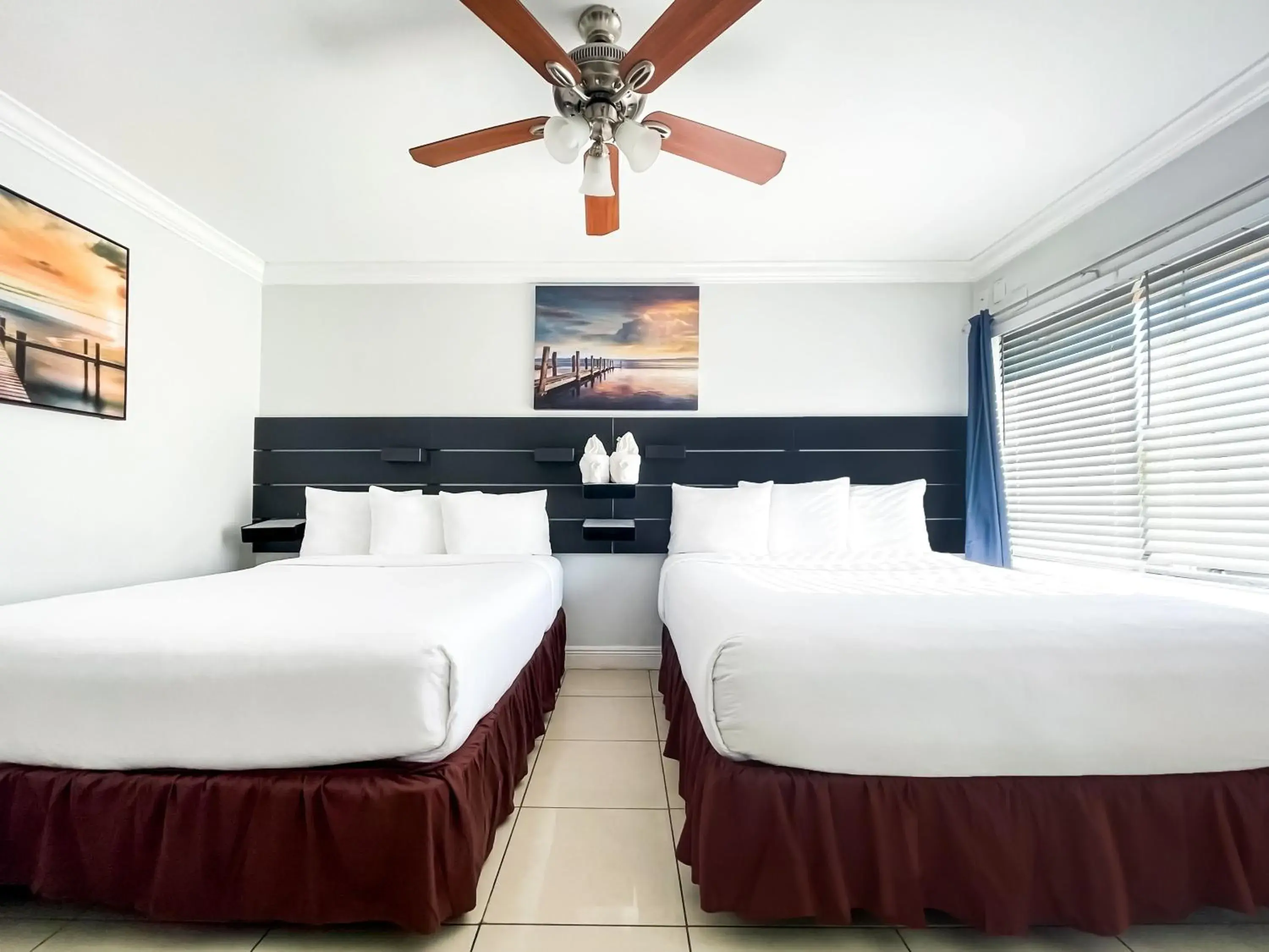 Bed in The Flamingo Bed in The Flamingo