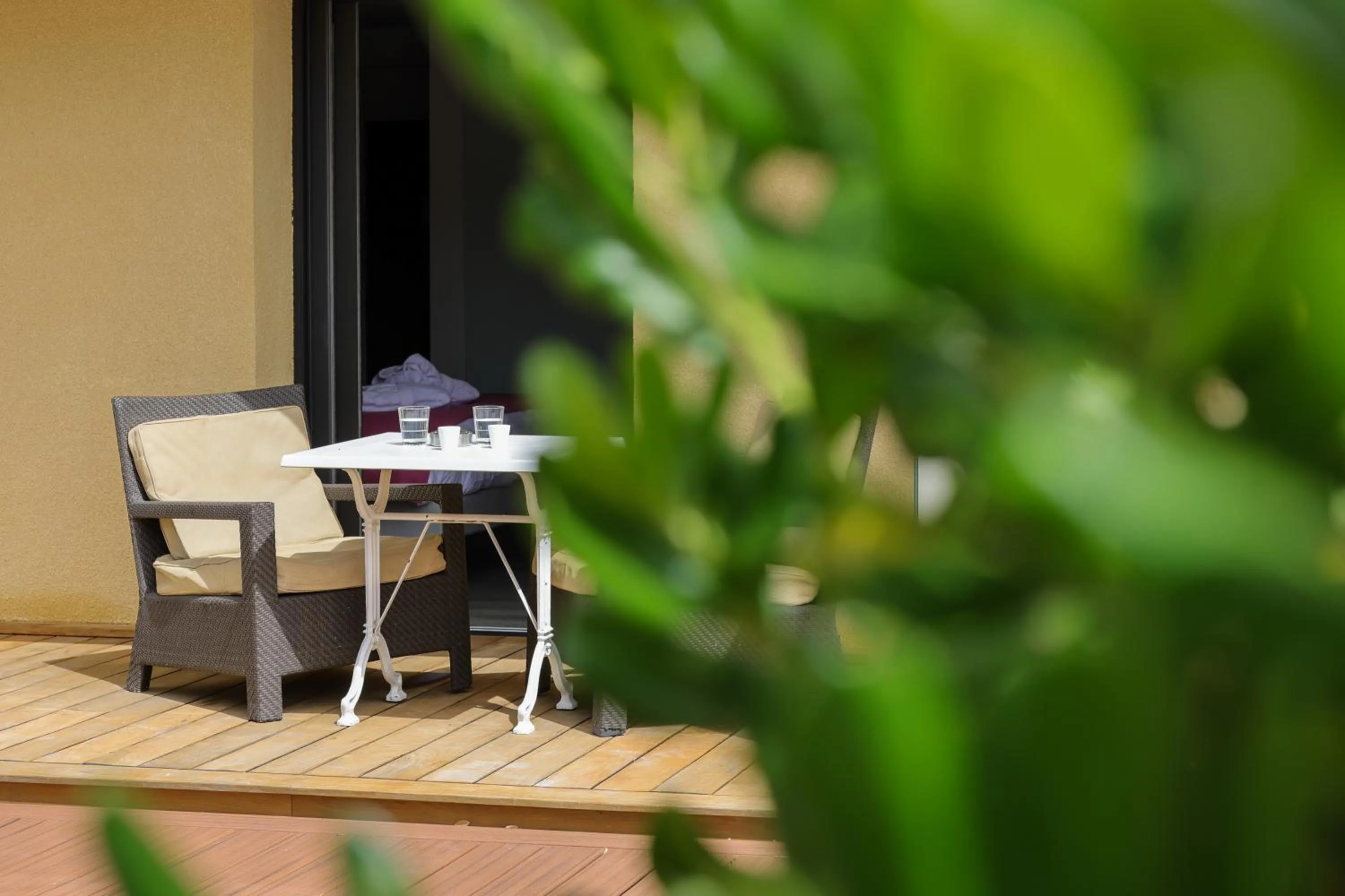 Patio in Hotel Saint Christophe