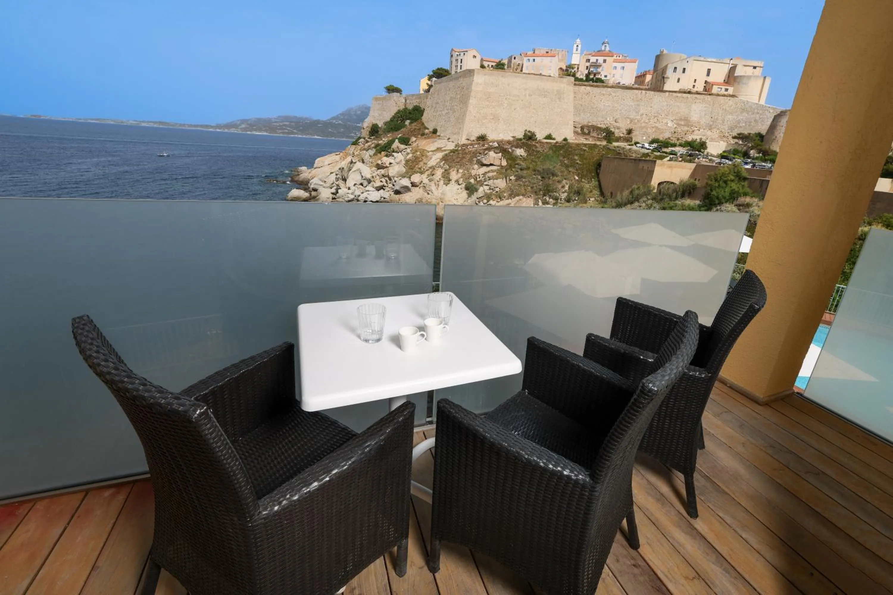 Balcony/Terrace in Hotel Saint Christophe