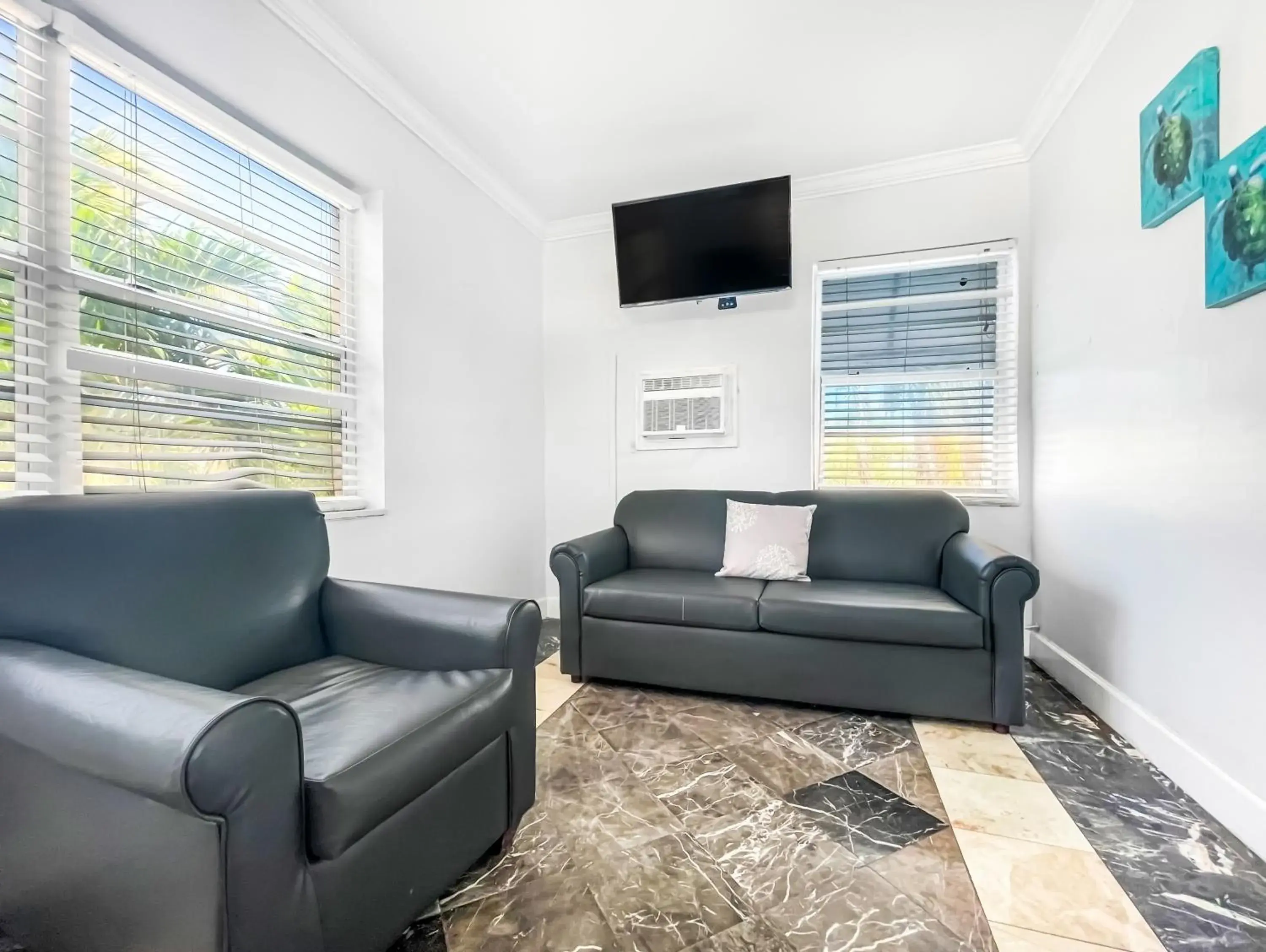 Living room in The Blue Wave Living room in The Blue Wave