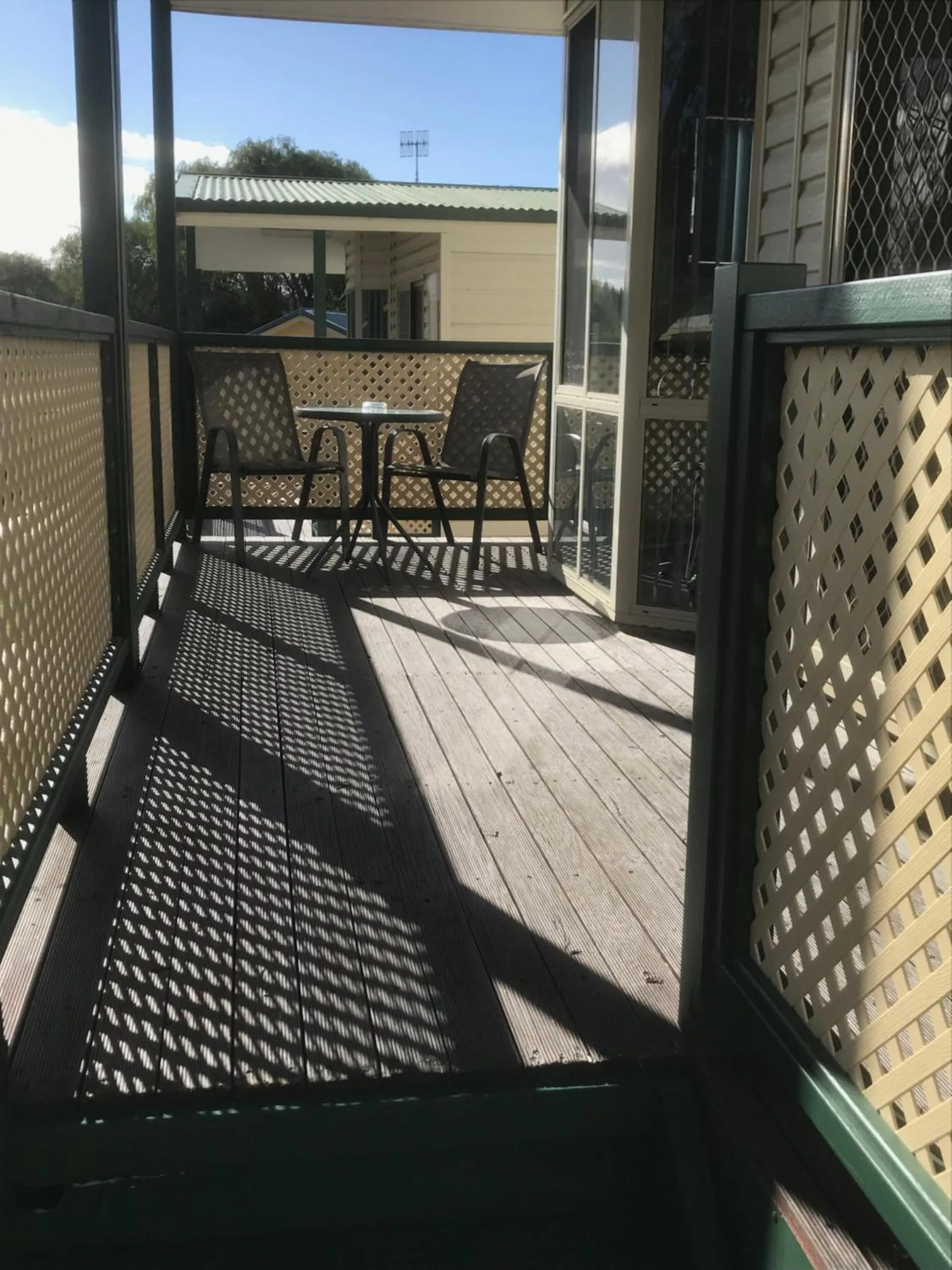 Balcony/Terrace in Riverview Tourist Park