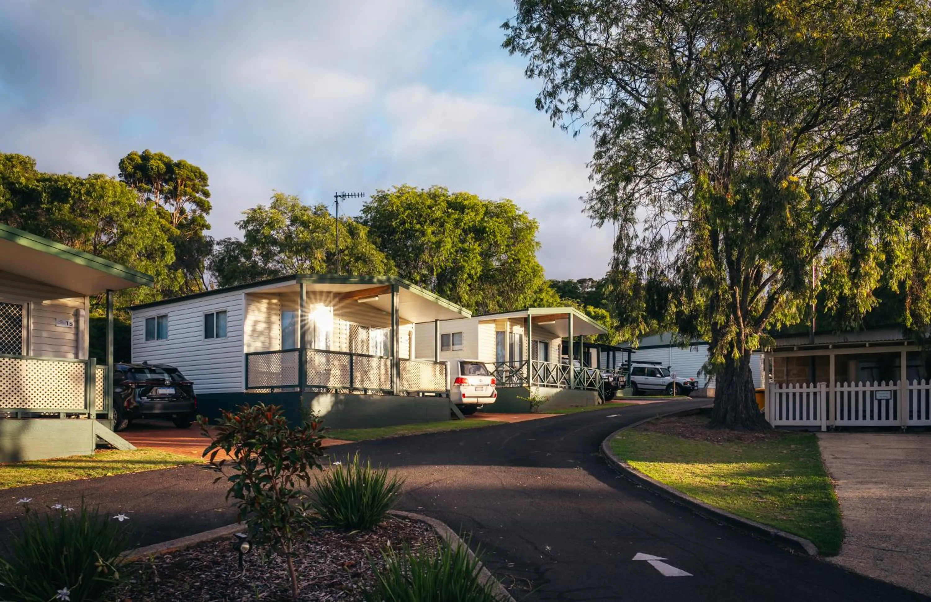Property building in Riverview Tourist Park