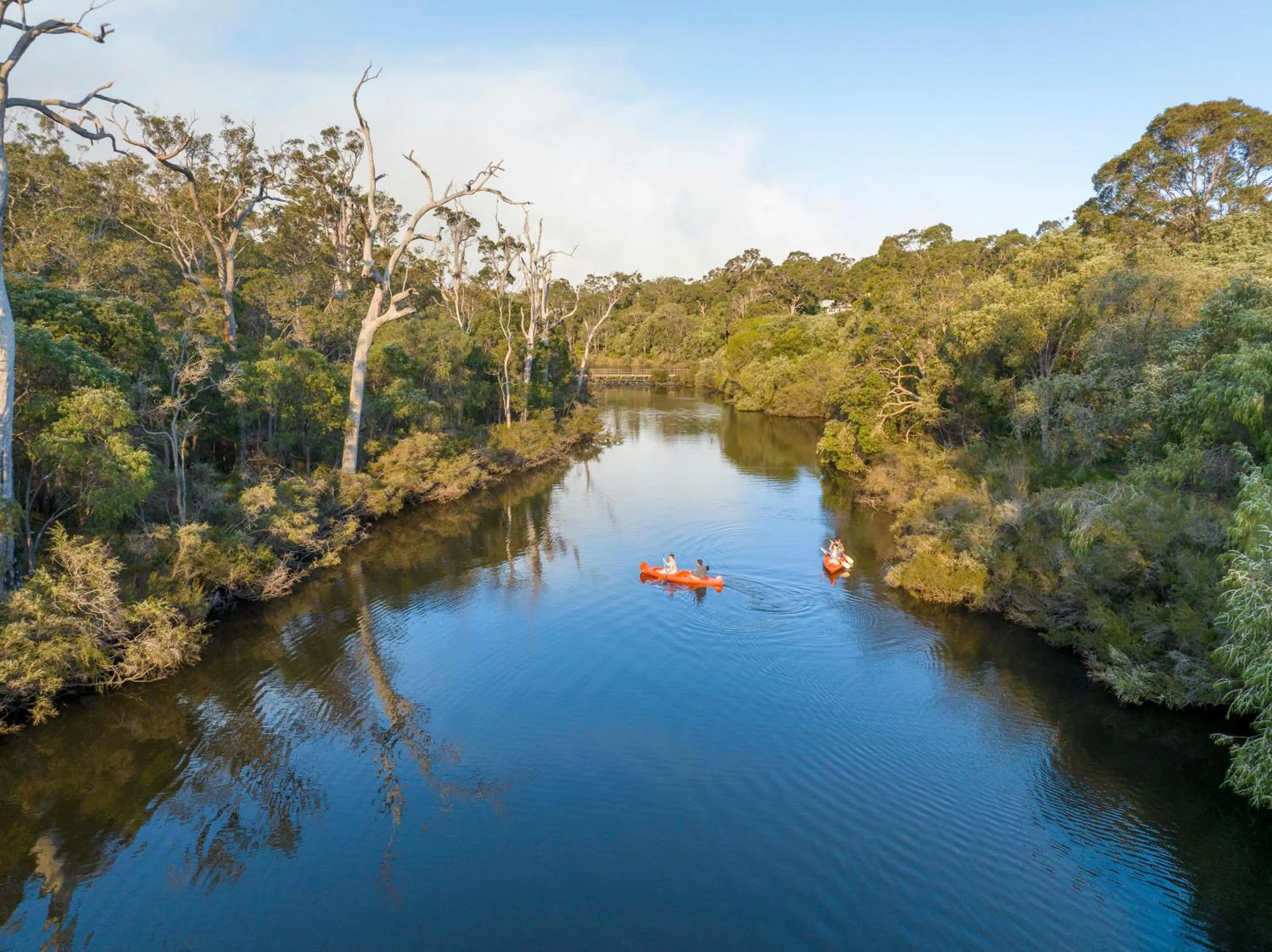 Canoeing in Riverview Tourist Park