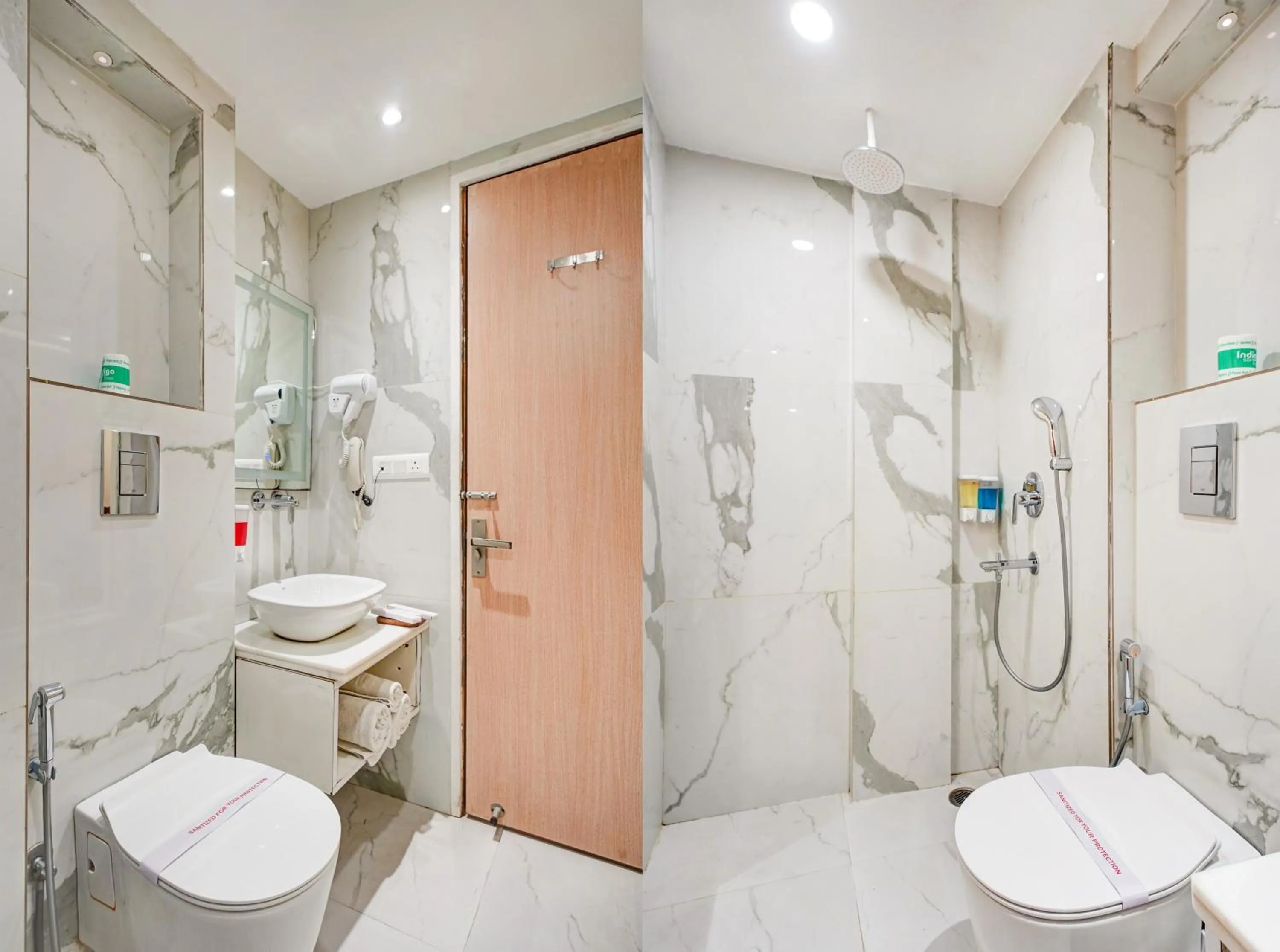 Shower in Hotel Gold Palace - 03 Mins Walk From New Delhi Railway Station