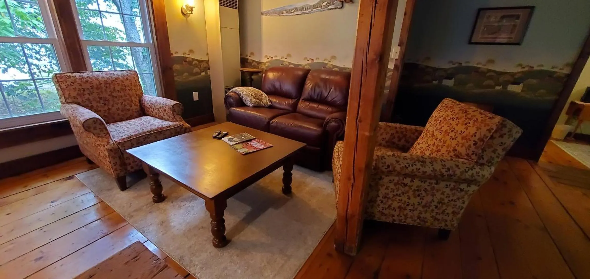 Seating area in Carriage Barn Inn
