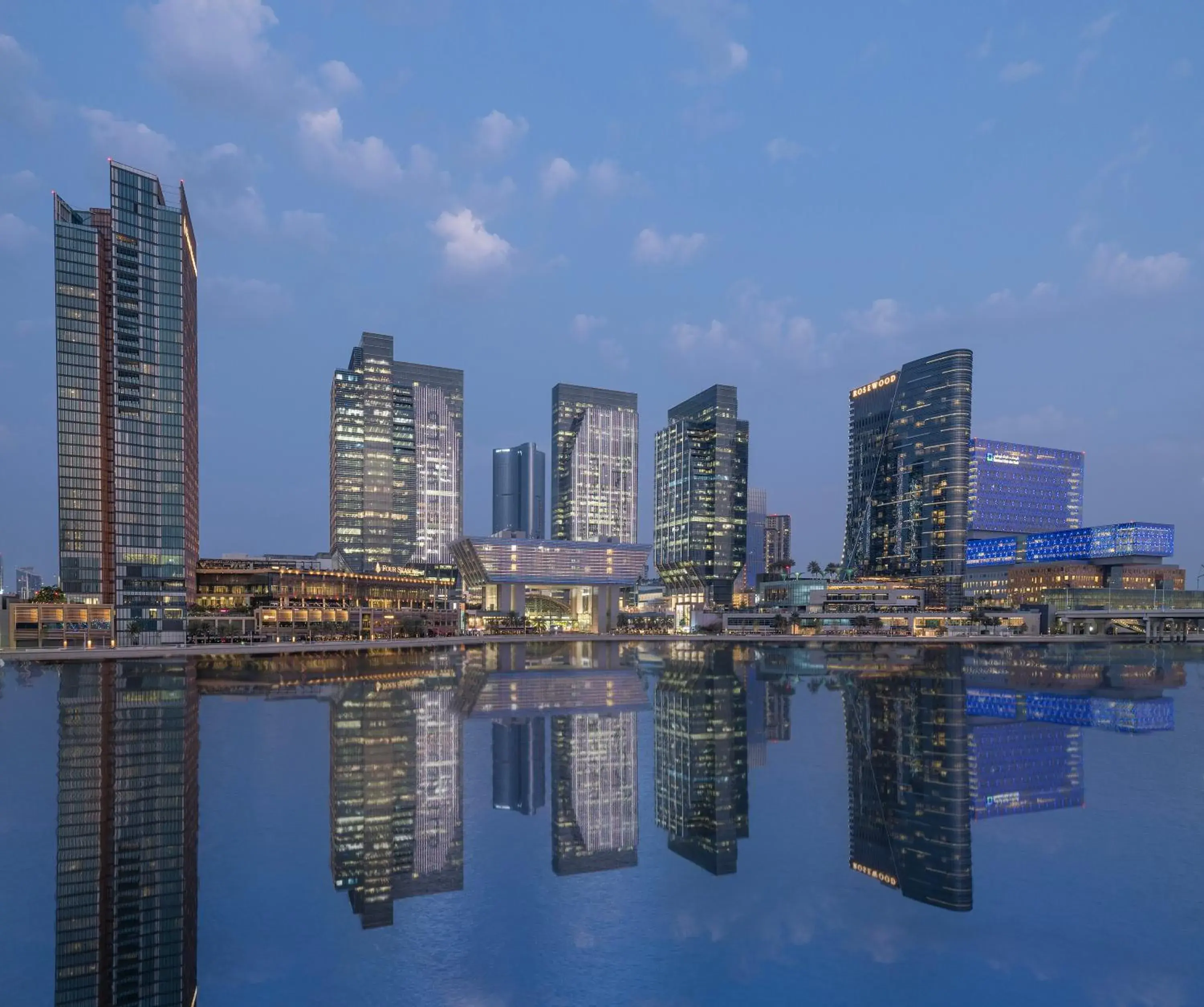 Property building in Rosewood Abu Dhabi Property building in Rosewood Abu Dhabi