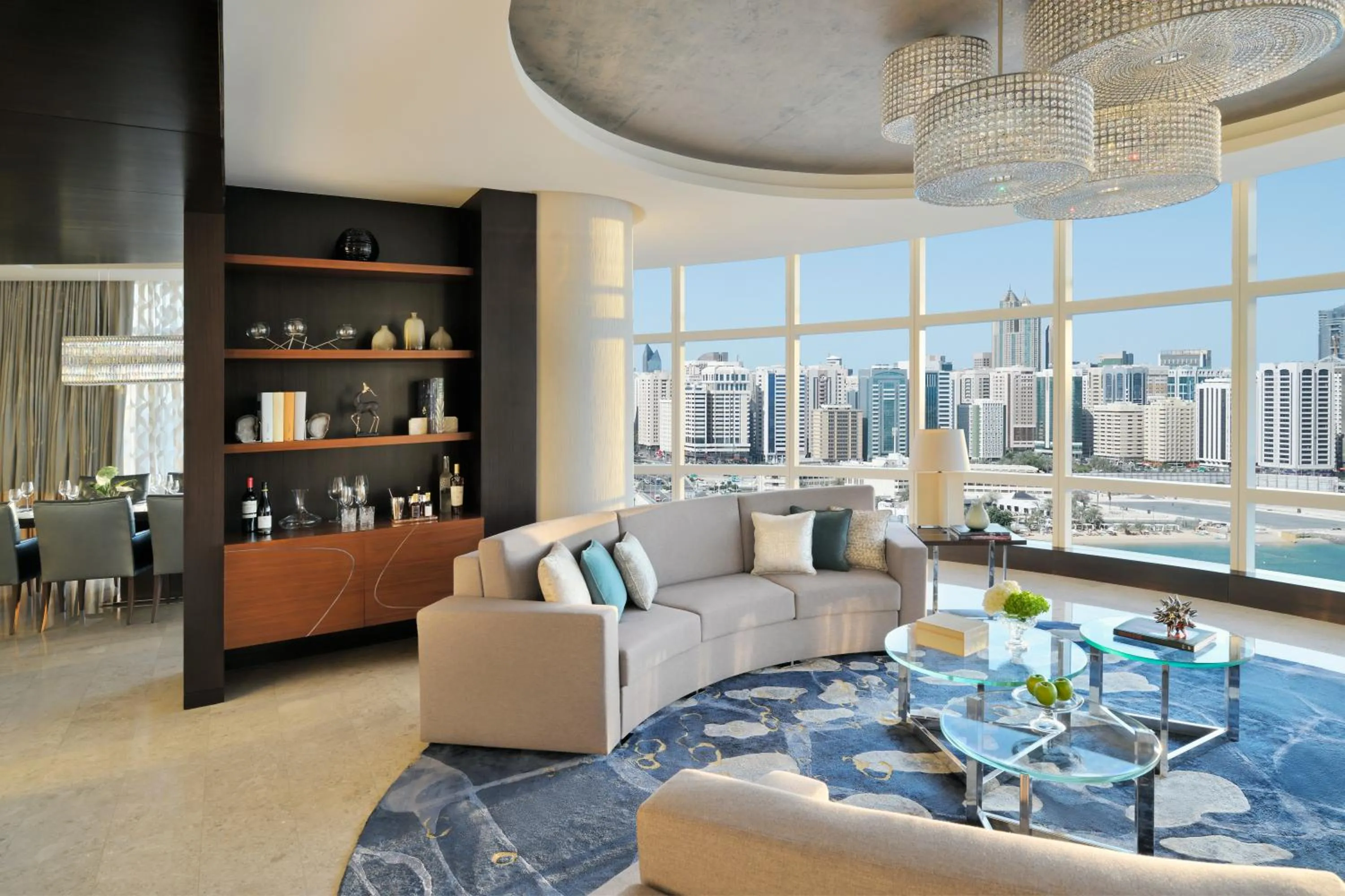 Living room in Rosewood Abu Dhabi