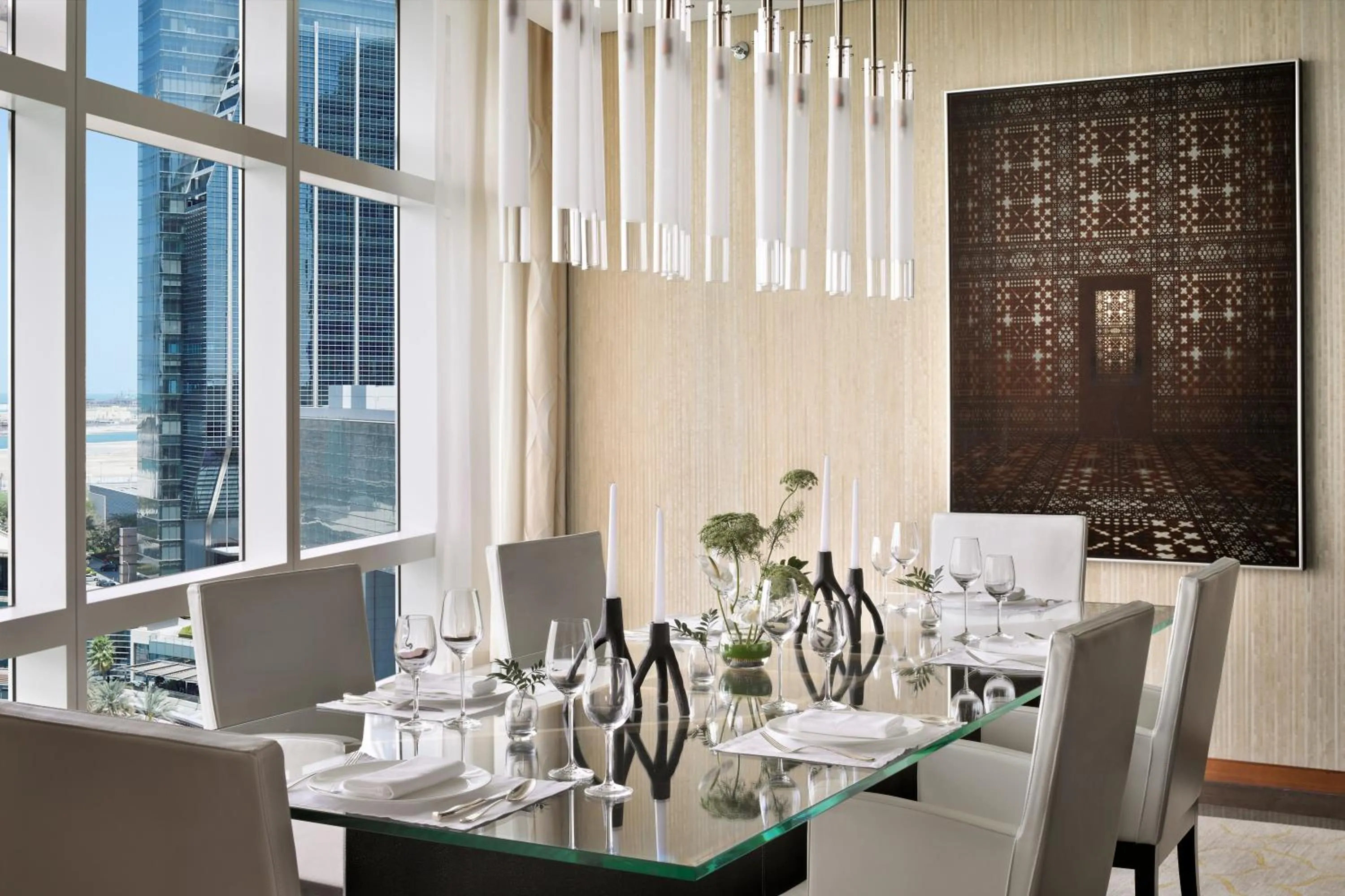 Dining area in Rosewood Abu Dhabi
