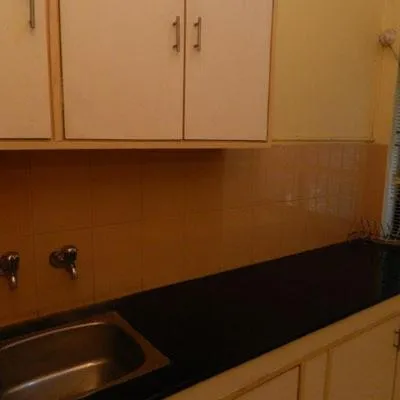 Kitchen or kitchenette in Shoba Suites-Kammanahalli