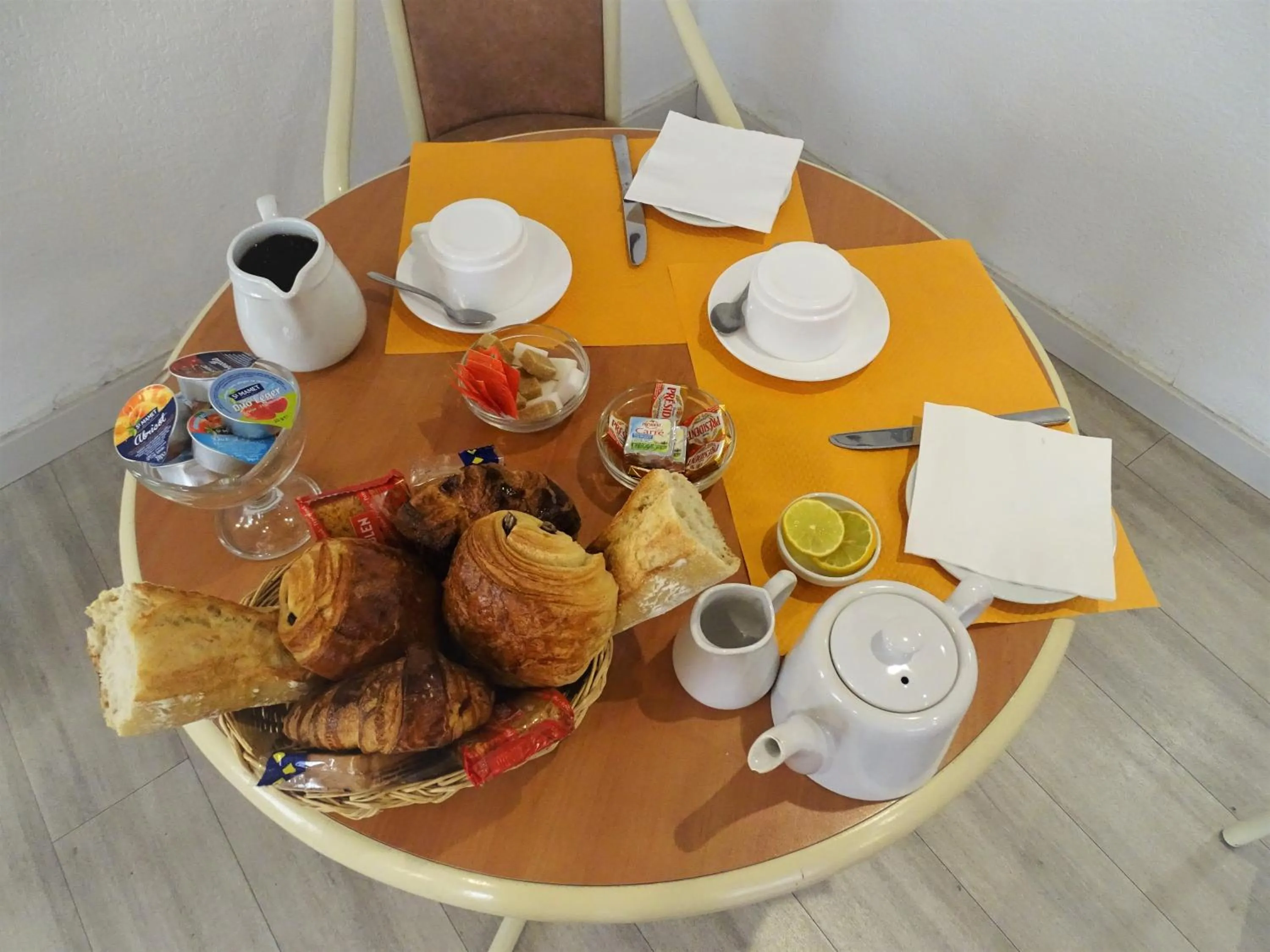 Continental breakfast in Appia Hotel