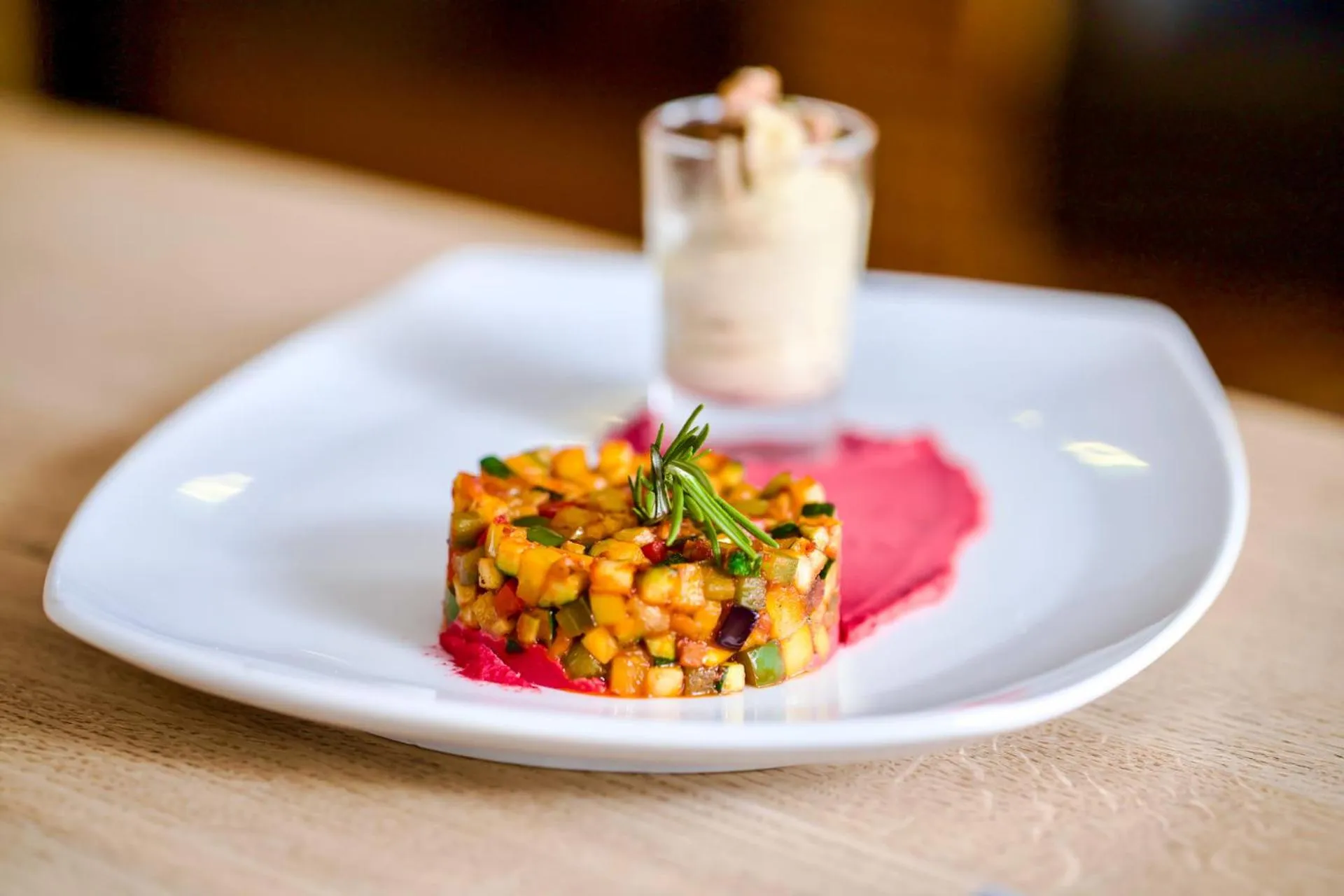 Food close-up in Hotel Zeitgeist Vienna Hauptbahnhof