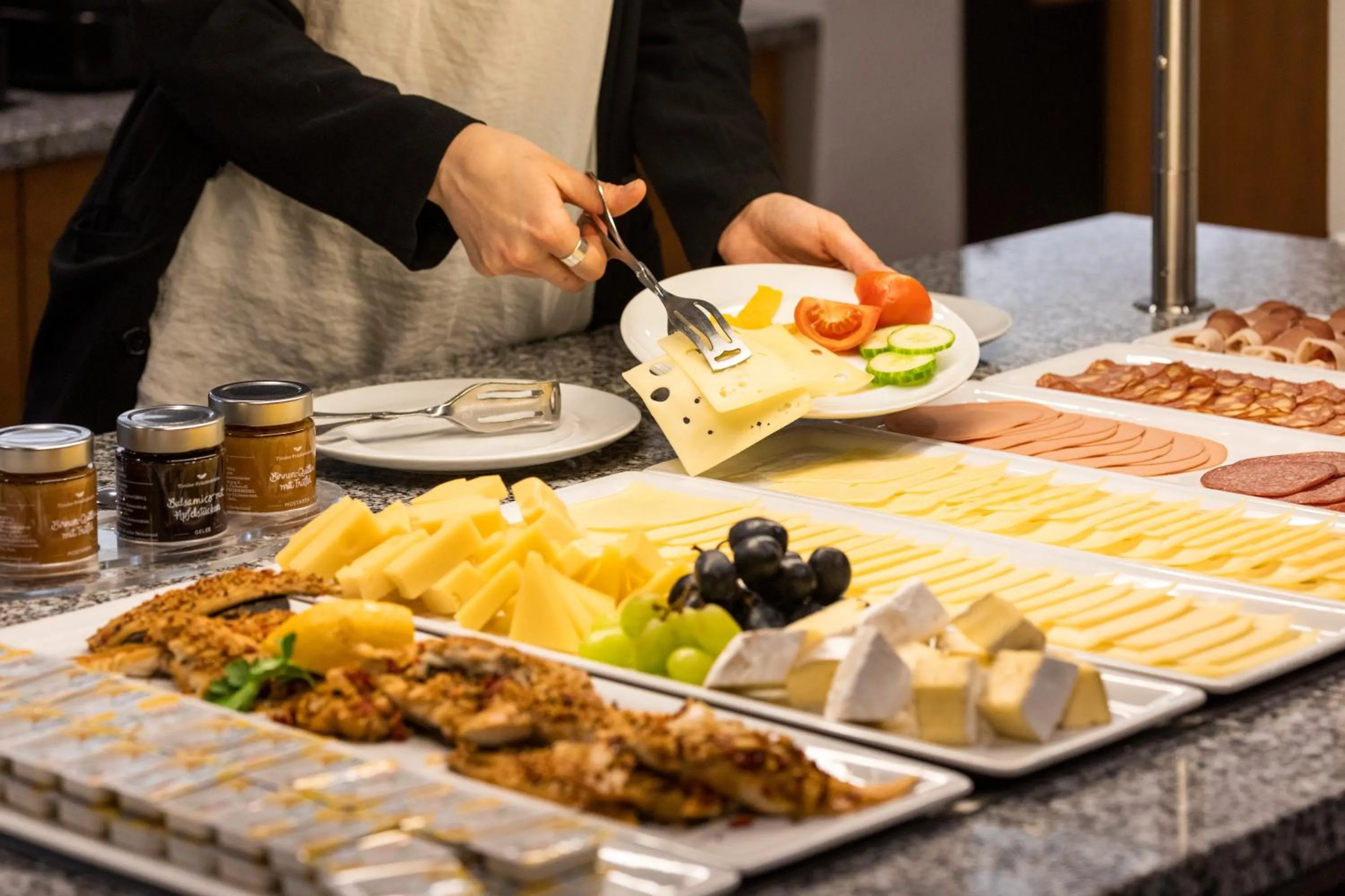 Breakfast in Hotel Zeitgeist Vienna Hauptbahnhof