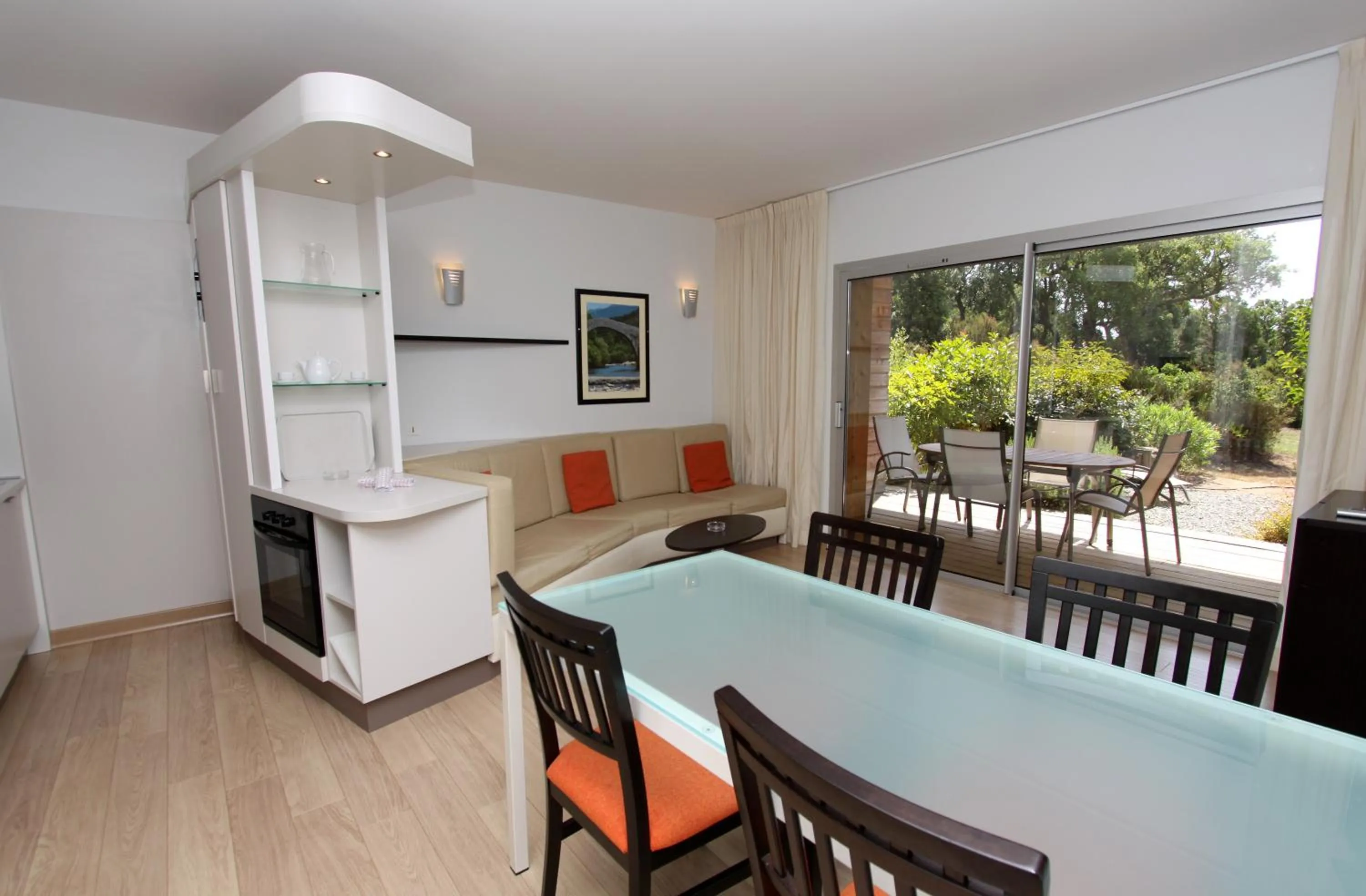 Living room in Résidence Cala Sultana