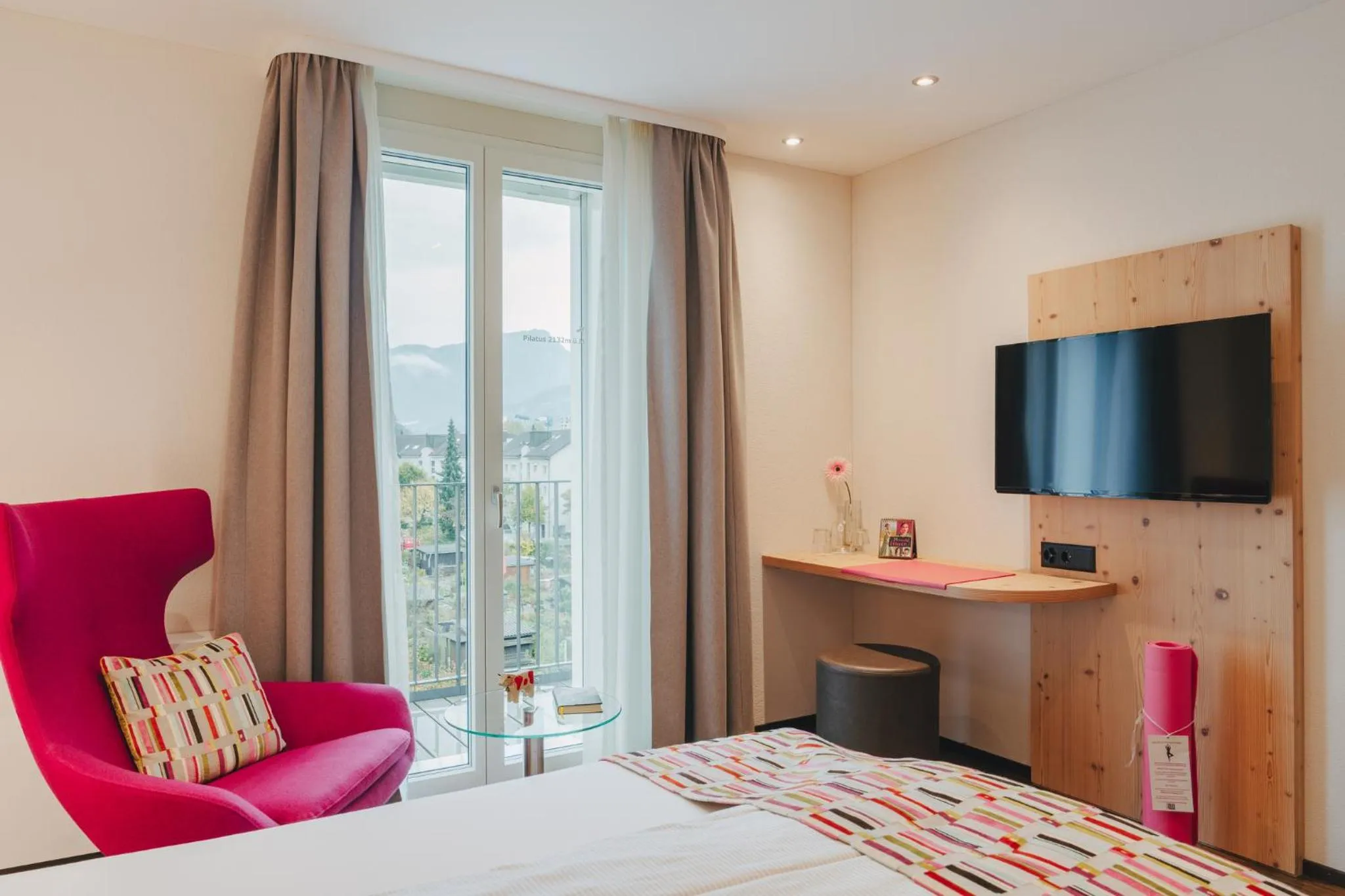 Bed in Boutique Hotel Waldegg - Self-Check-in