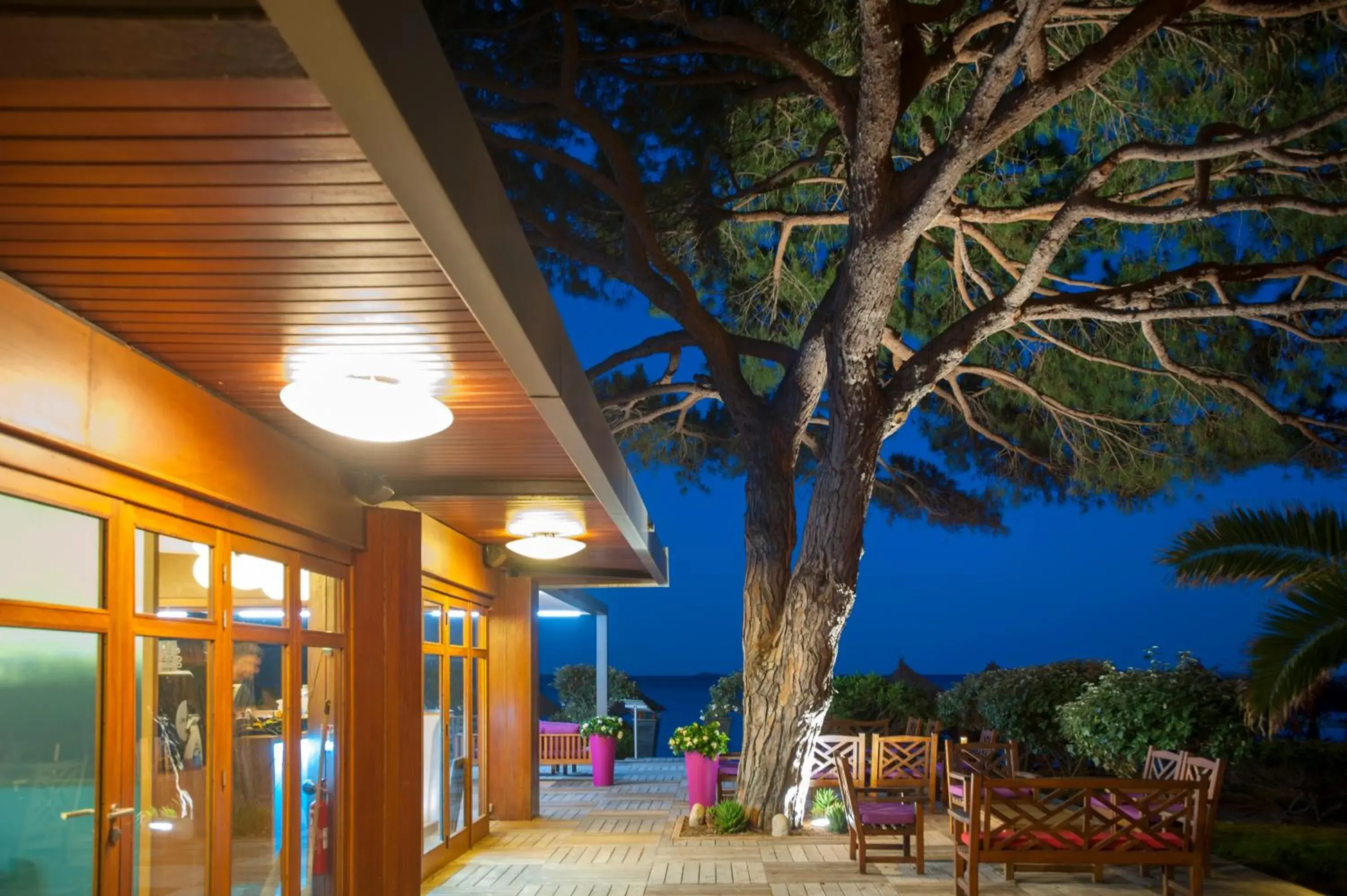 Lounge or bar in Hôtel & Lodges Moby Dick Lounge or bar in Hôtel & Lodges Moby Dick