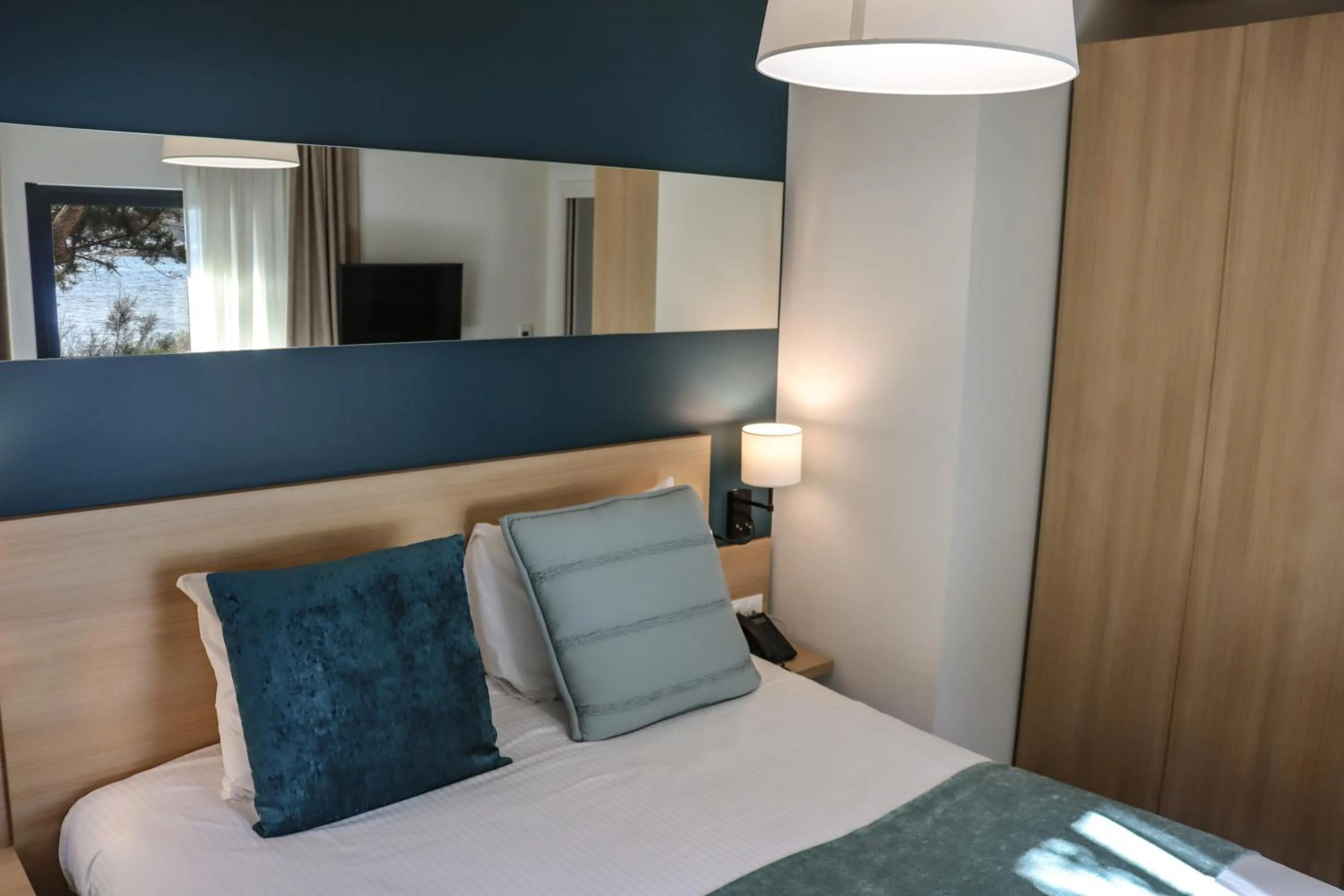 Bed in Hôtel & Lodges Moby Dick