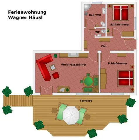 Two-Bedroom Apartment in Wagner Häusl