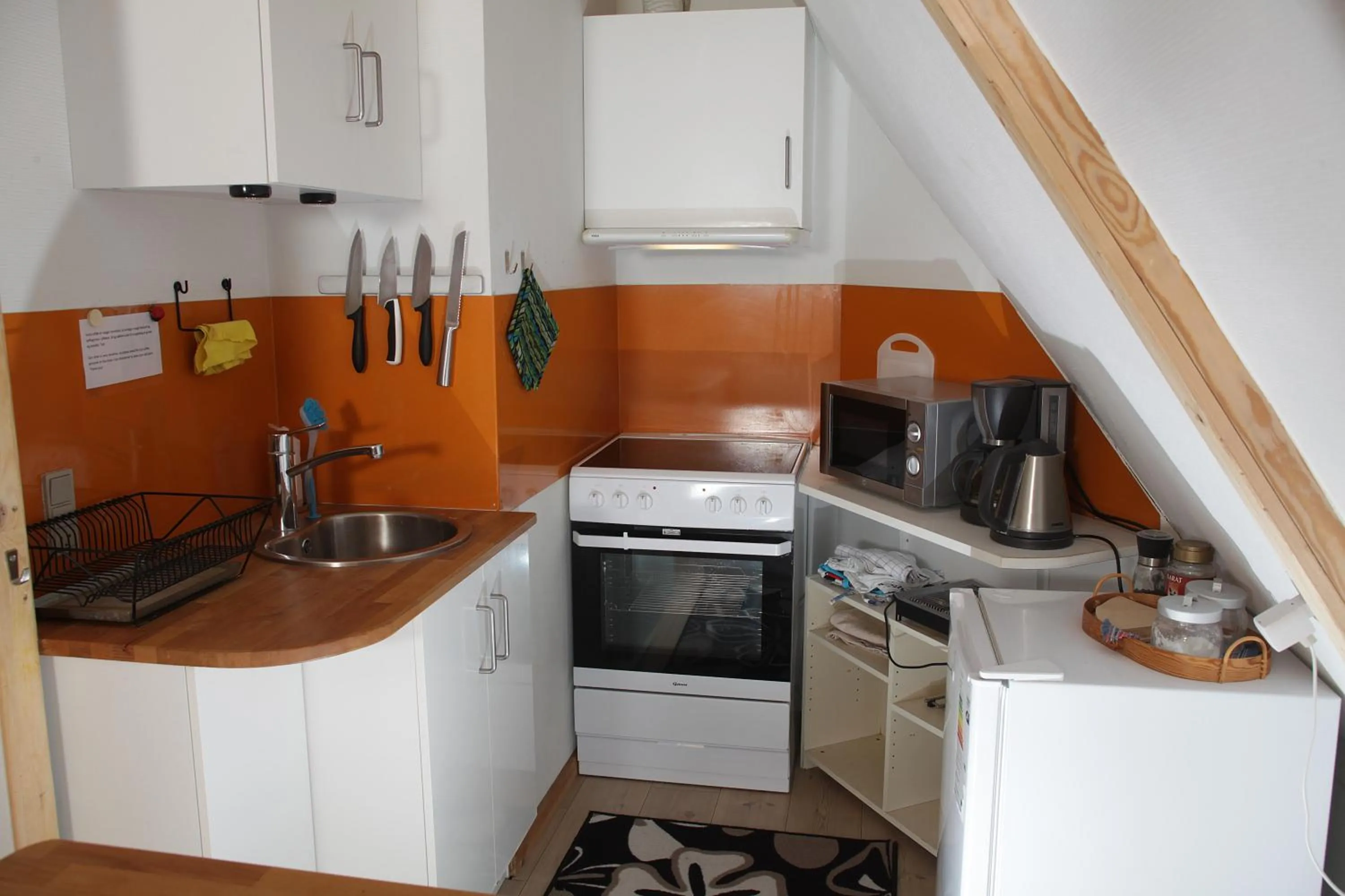 Kitchen or kitchenette in Bed & Breakfast Horsens