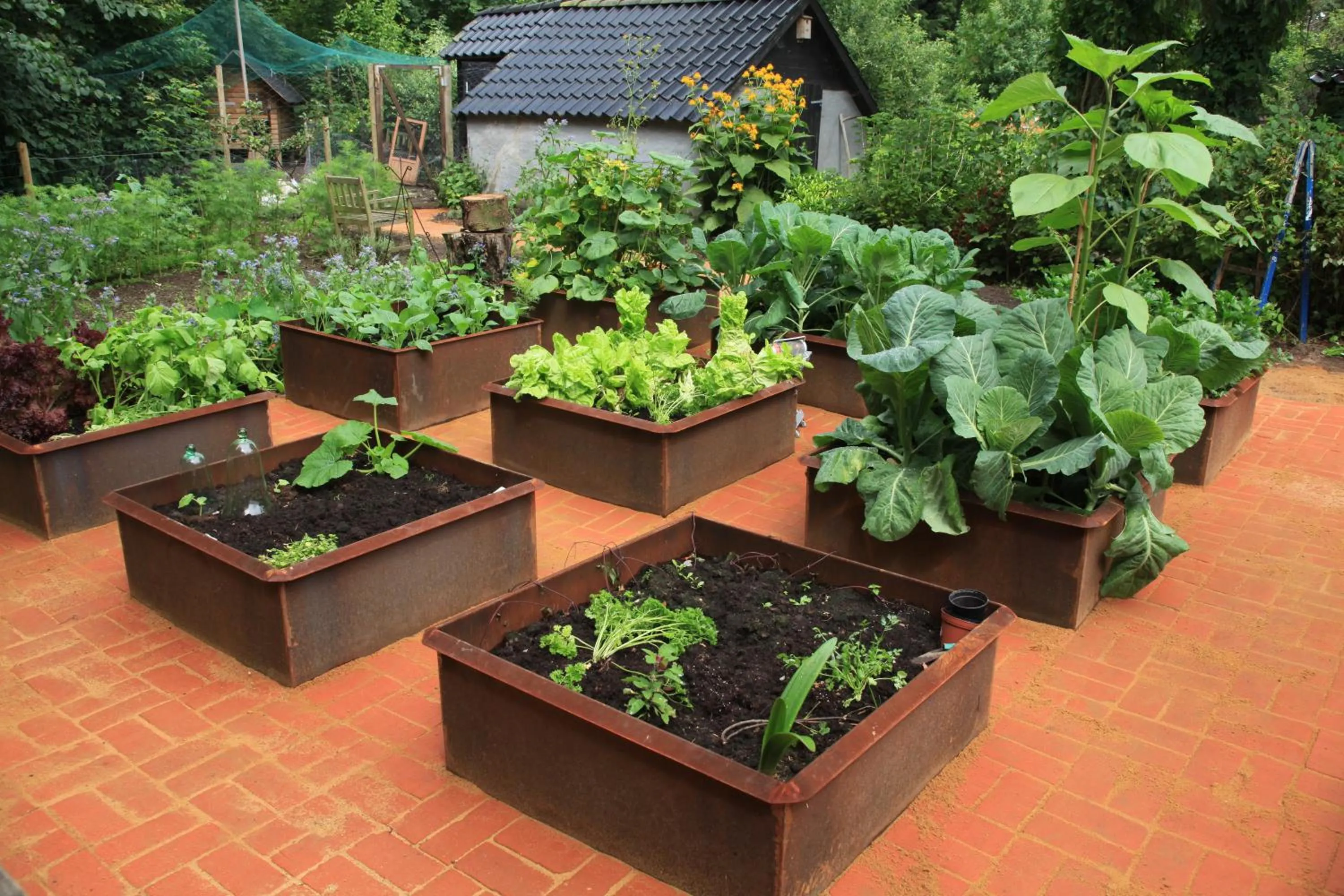 Garden in Bed & Breakfast Horsens