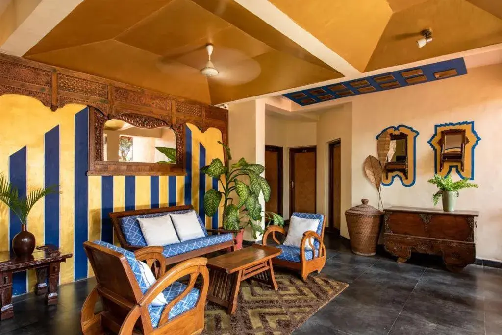 Inner courtyard view in Casa Baga Inner courtyard view in Casa Baga