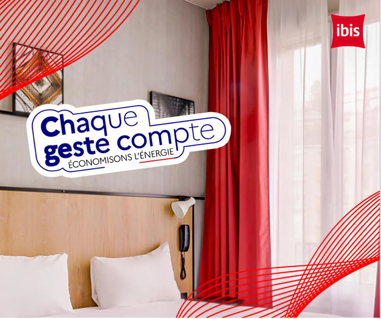 Photo of the whole room in ibis Lyon Centre