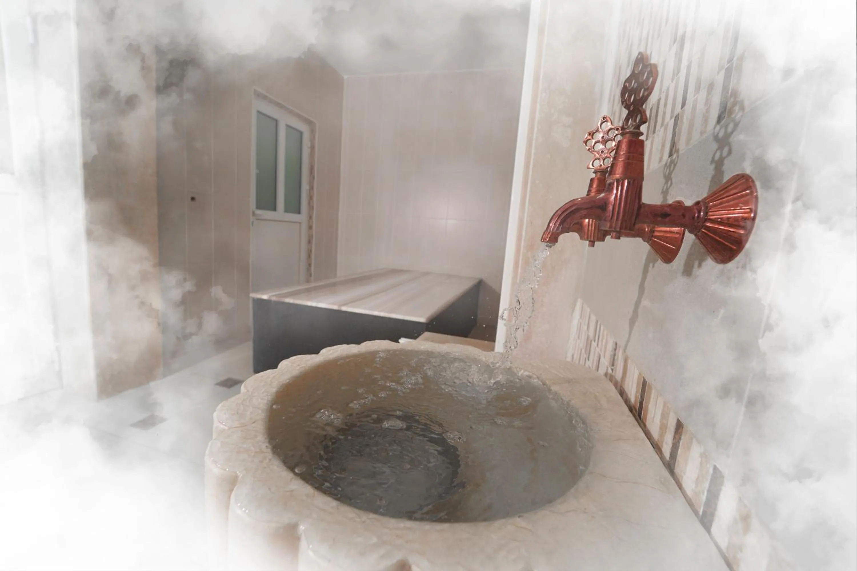 Steam room in Darin Plaza Hotel