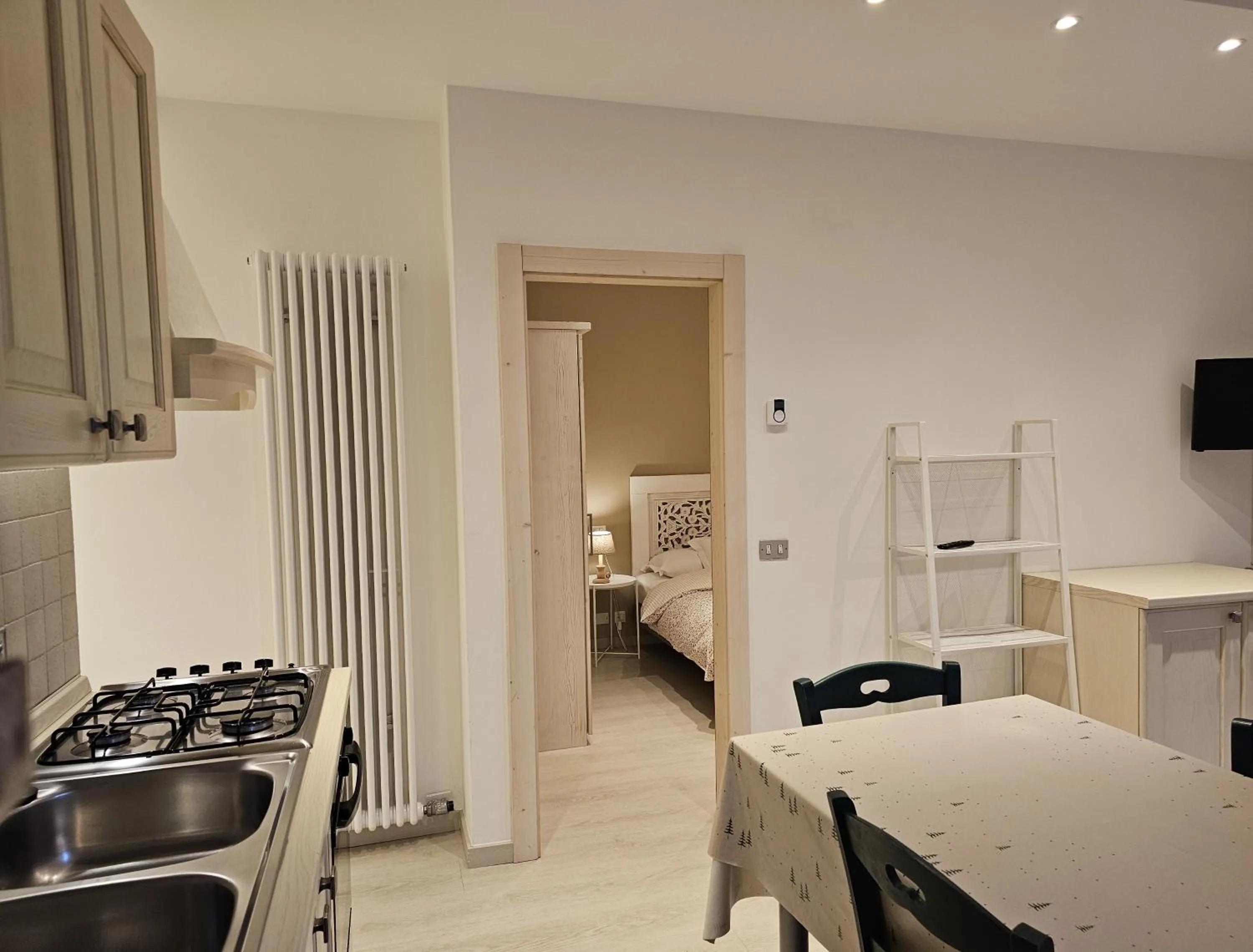 kitchen, Bed in Garni San Lorenzo