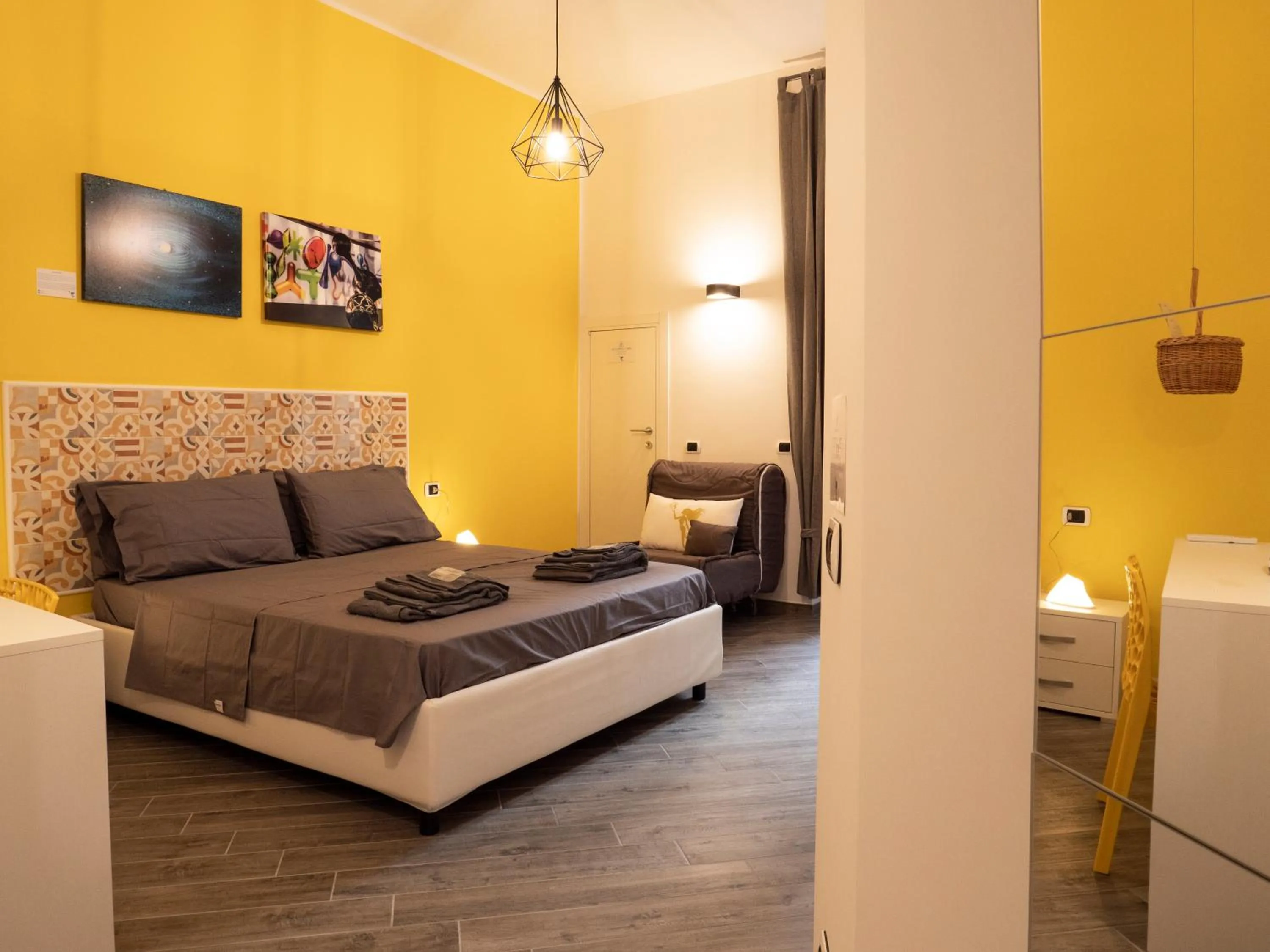 Bed in B&B Cosmoneapolitan