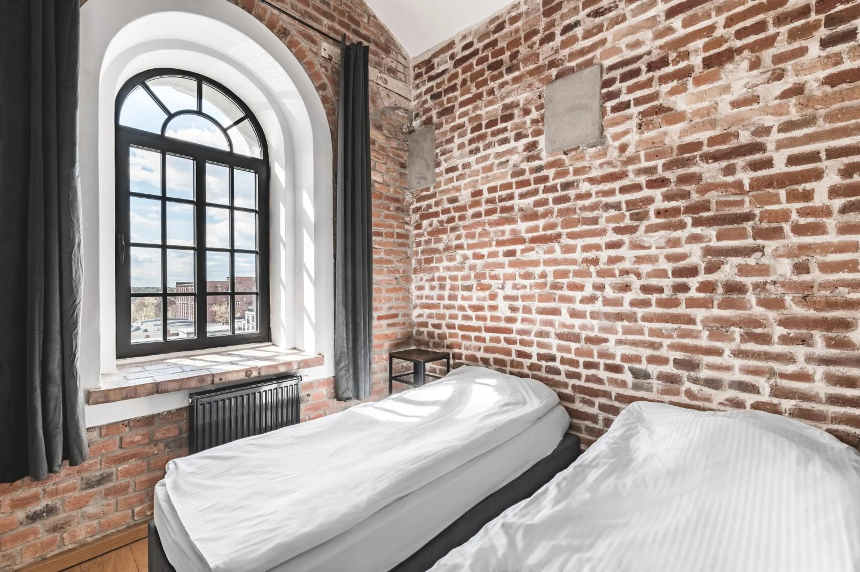 Bed in Aparthotel Stara Przędzalnia