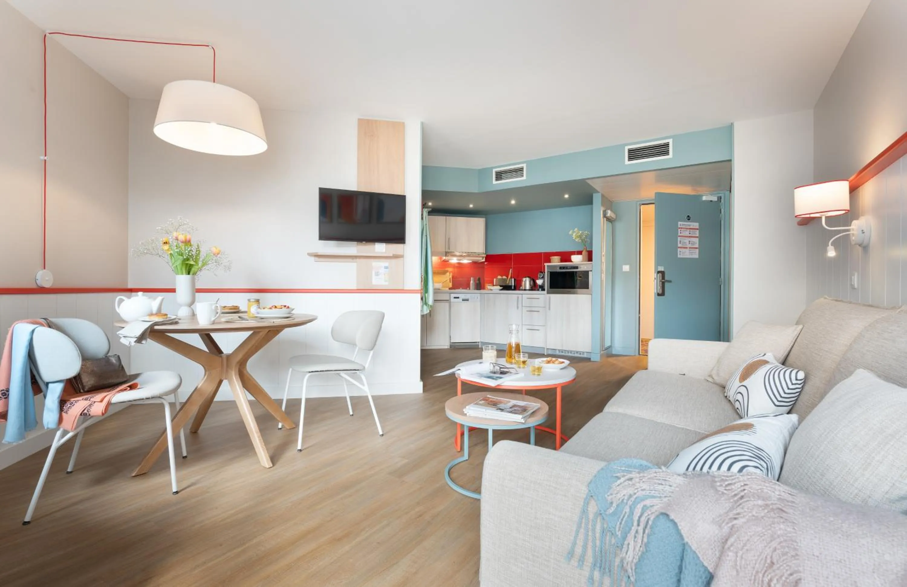 Communal lounge/ TV room in Résidence Pierre & Vacances Premium Haguna