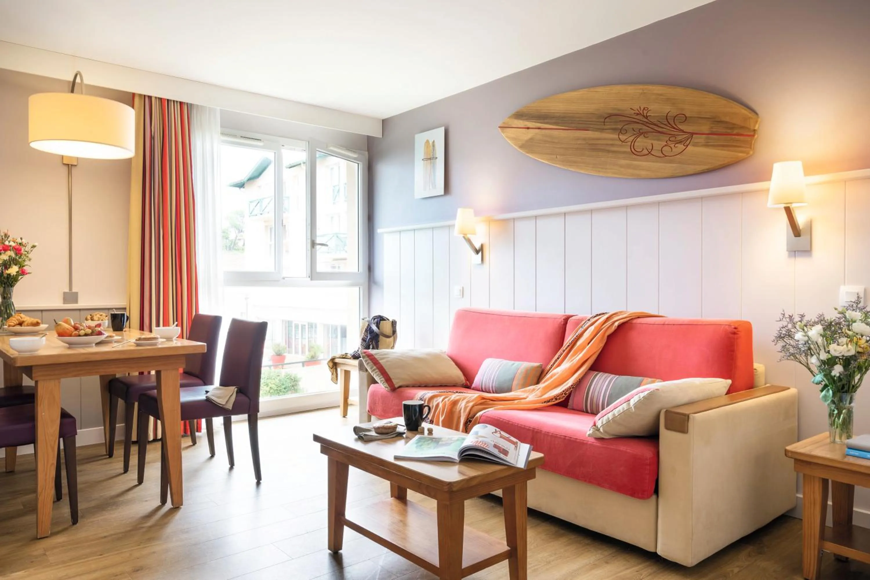 Living room in Résidence Pierre & Vacances Premium Haguna