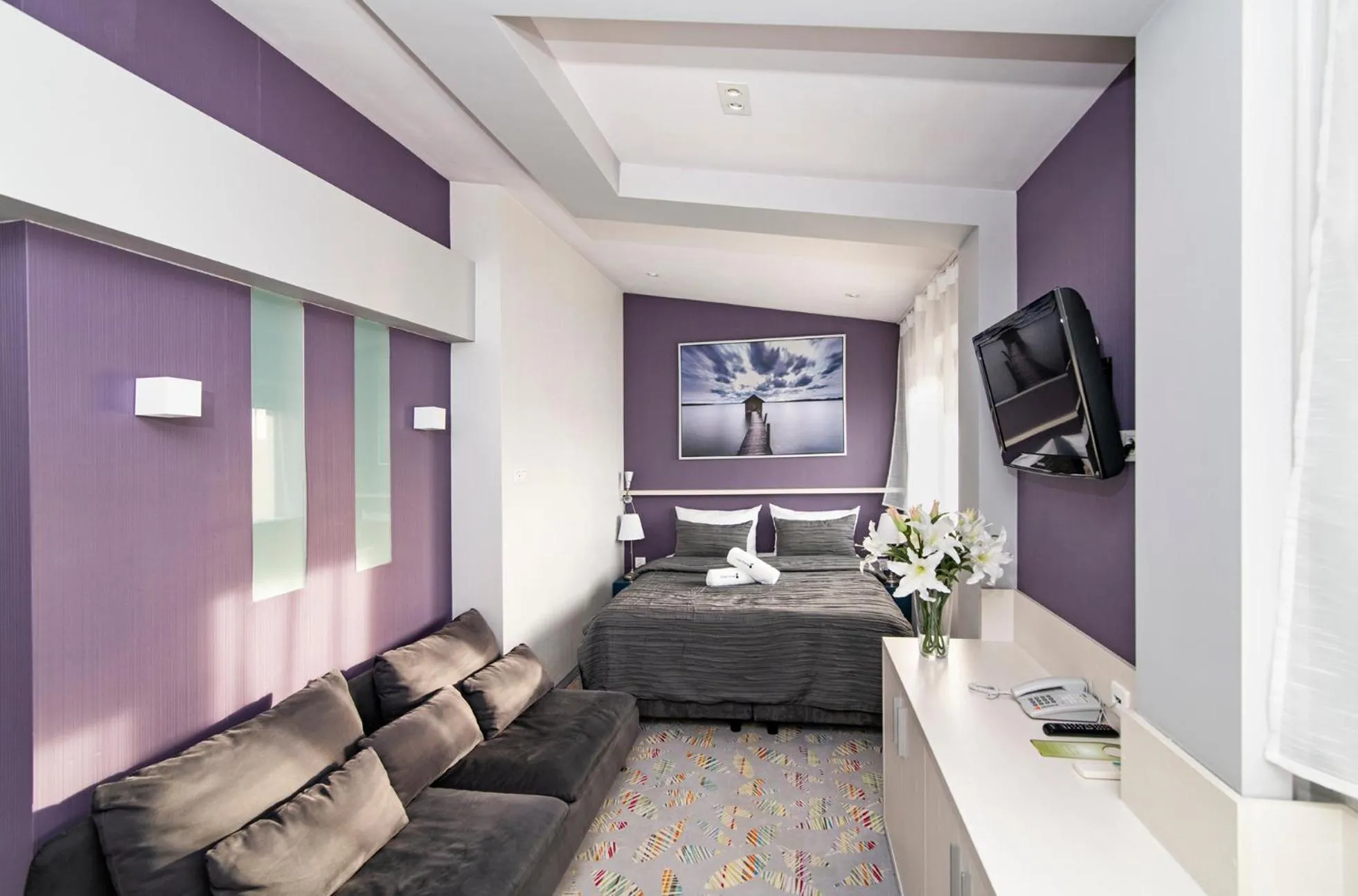 Bed in JJ Sport Concept Hotel