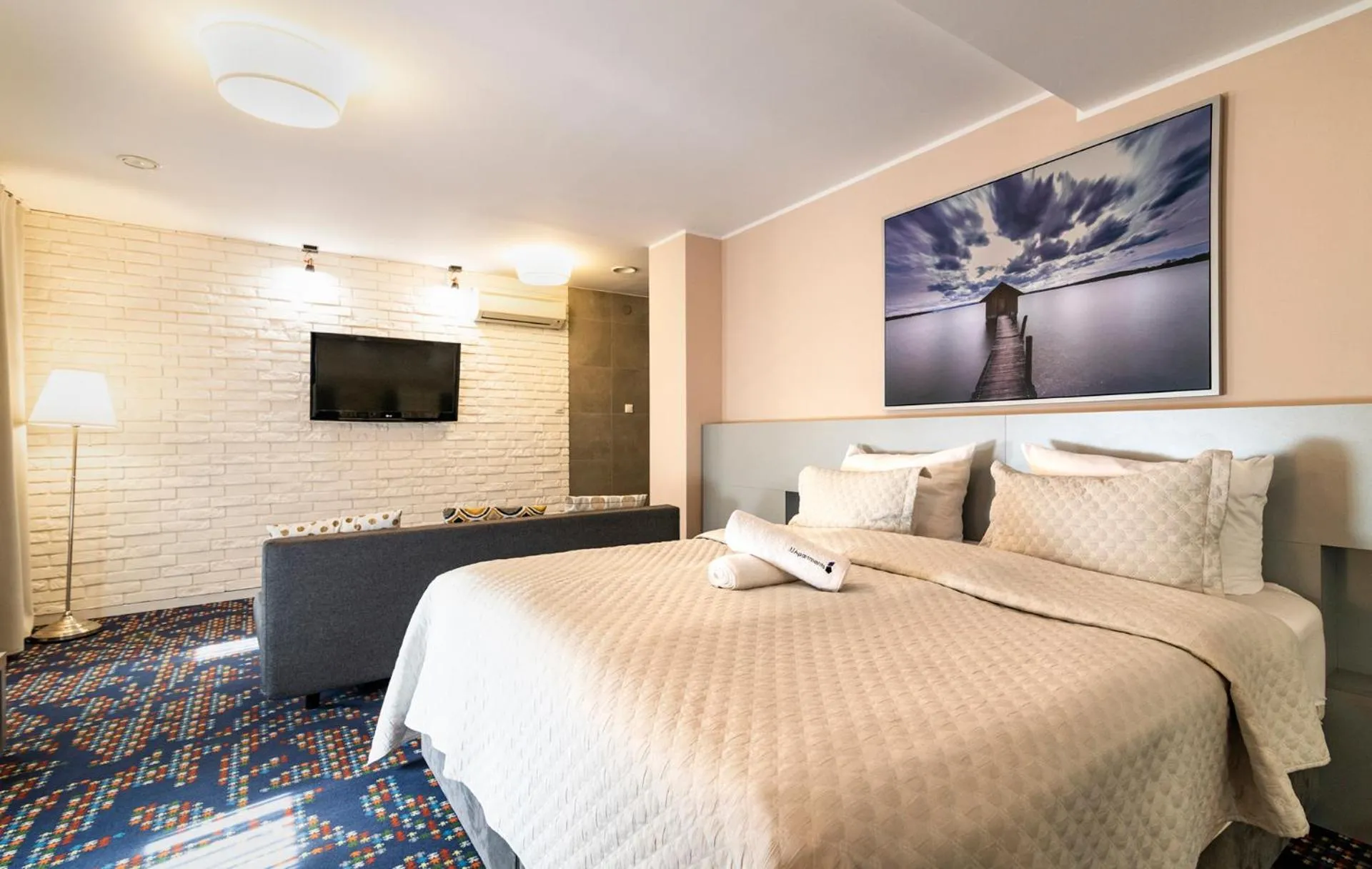 Bed in JJ Sport Concept Hotel