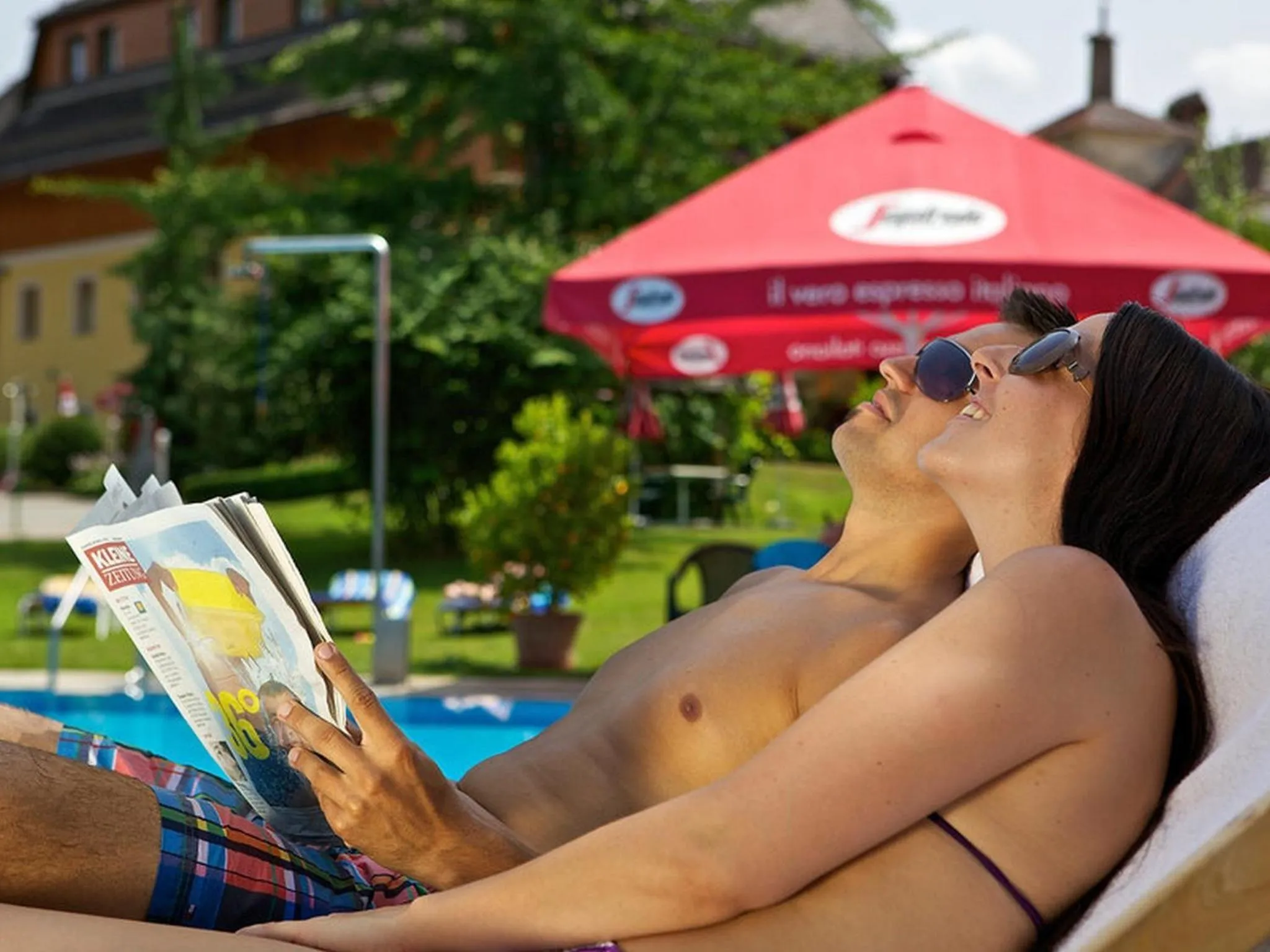 Swimming pool in Hotel Zollner