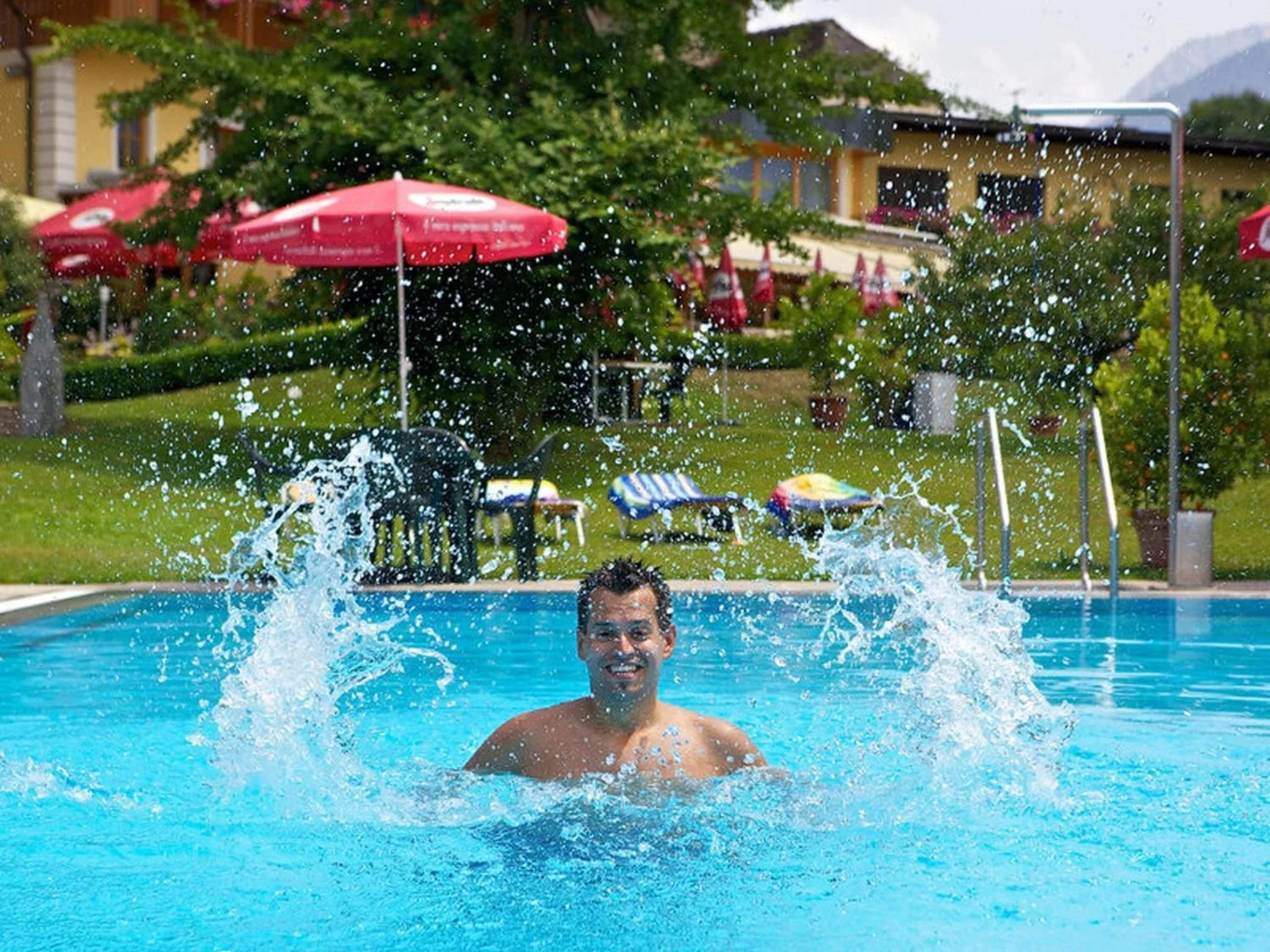 Swimming pool in Hotel Zollner