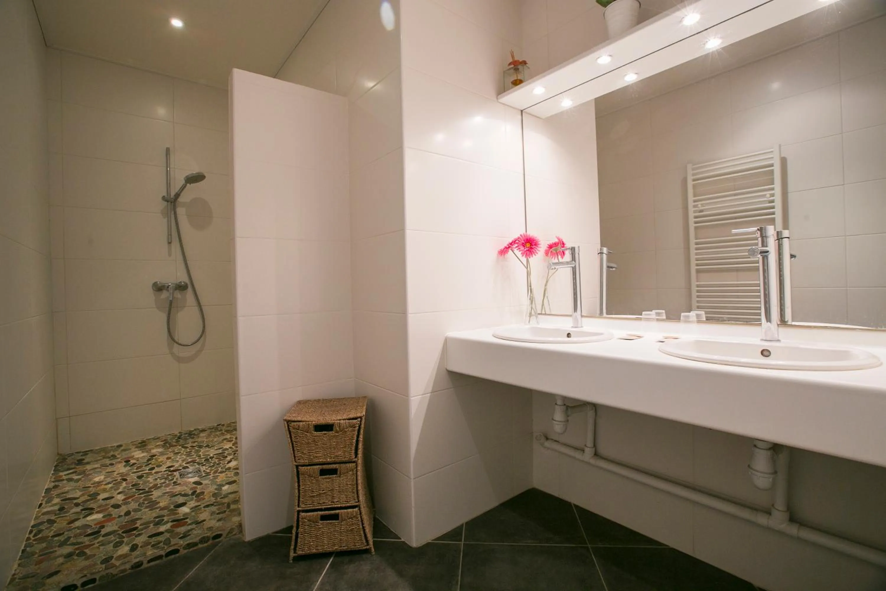 Bathroom in Le Grand Large Bord de Mer Hotel & Appartements