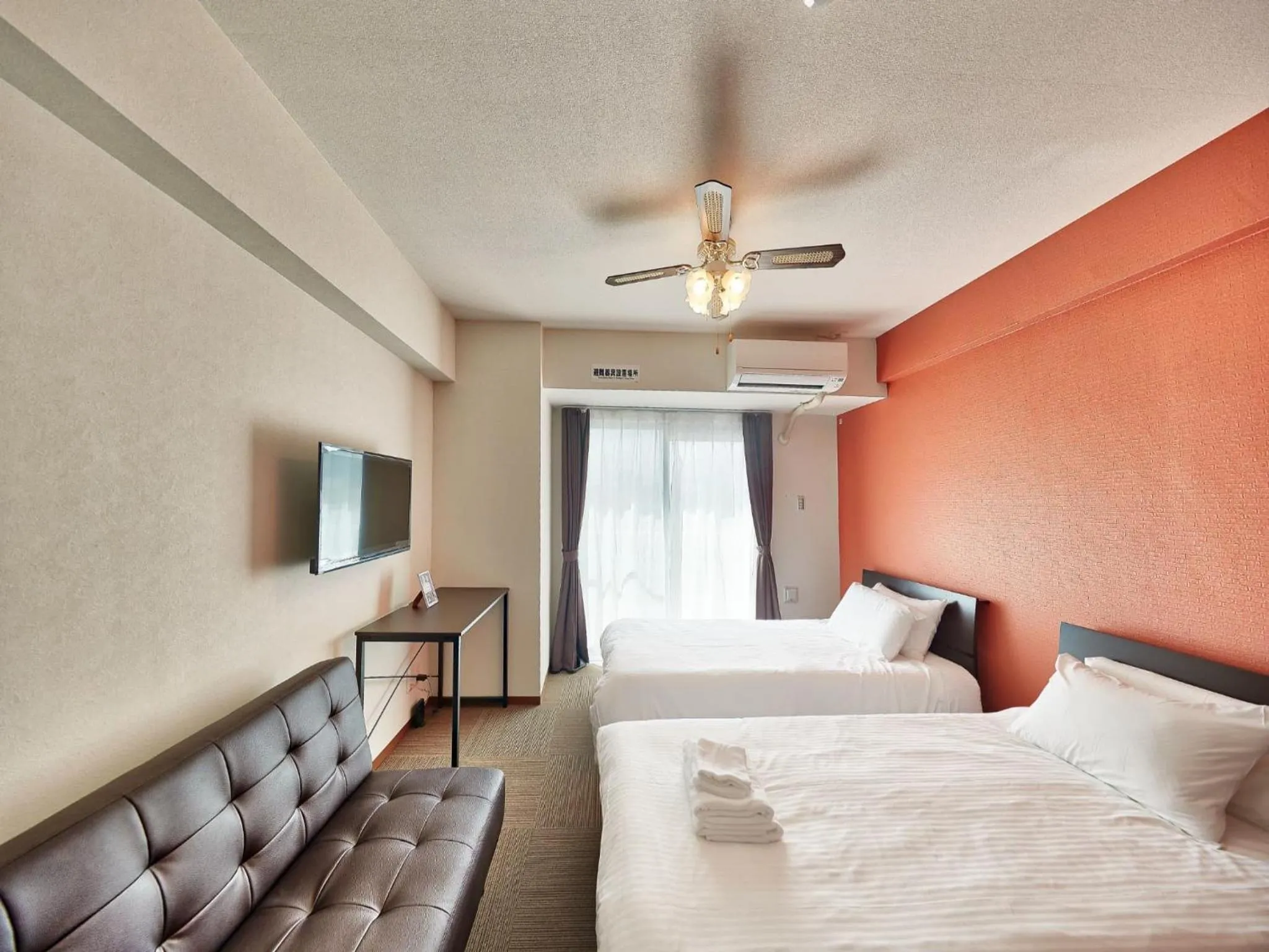 Photo of the whole room, Bed in Hotel Cuore Kokusai Dori Naha