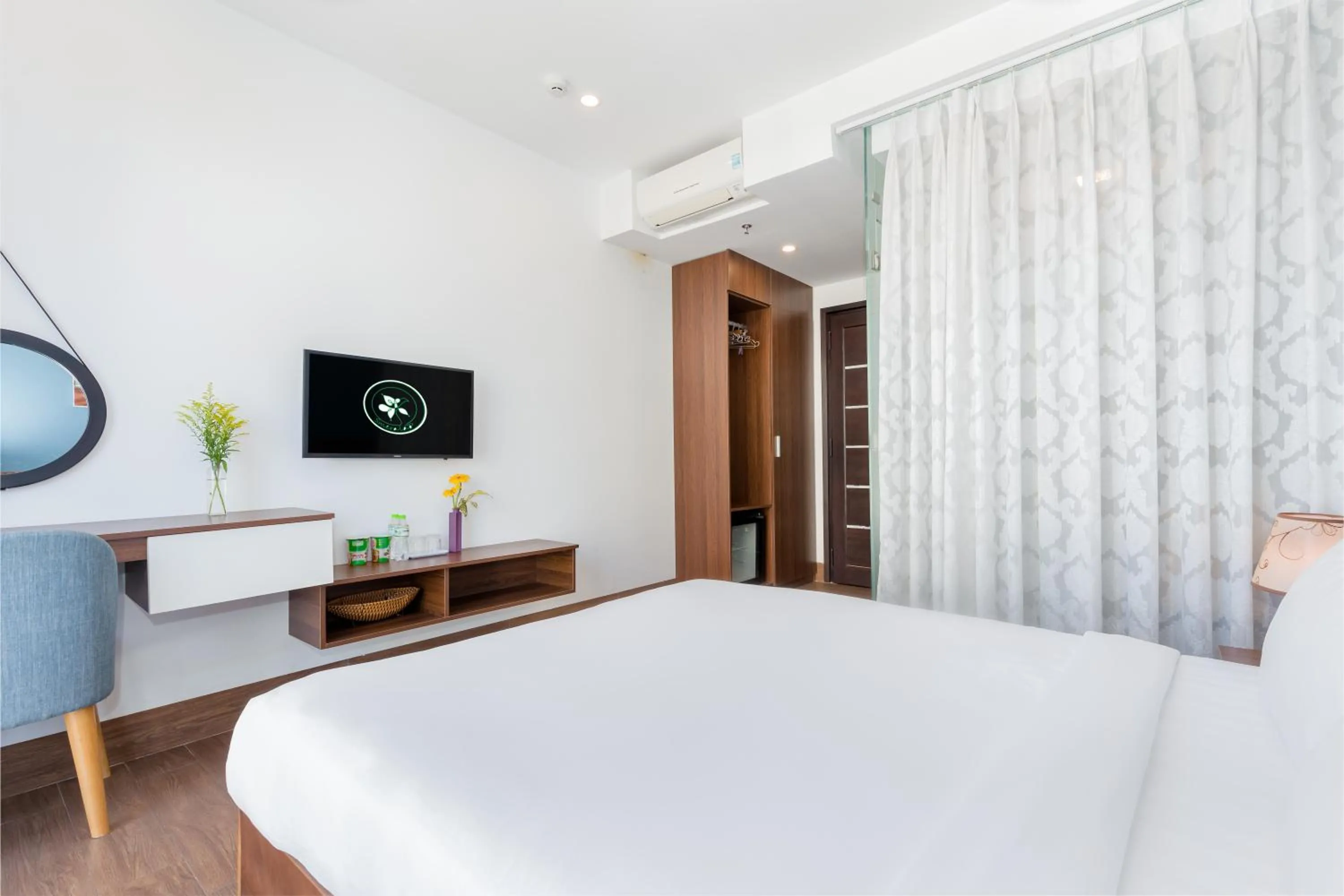 Bed in Smeraldo Hotel & Apartment