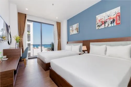 Bed in Smeraldo Hotel & Apartment