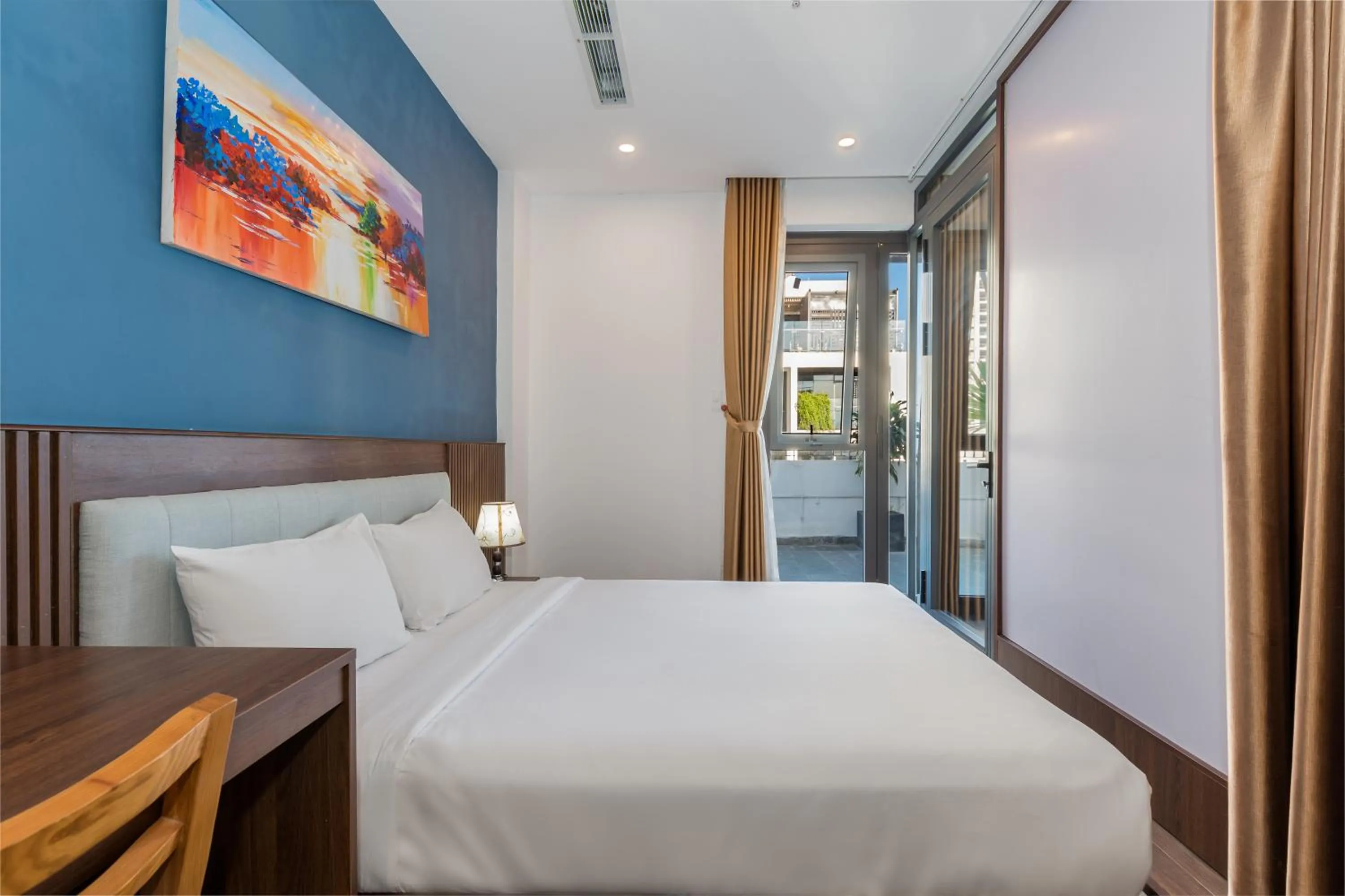 Bed in Smeraldo Hotel & Apartment