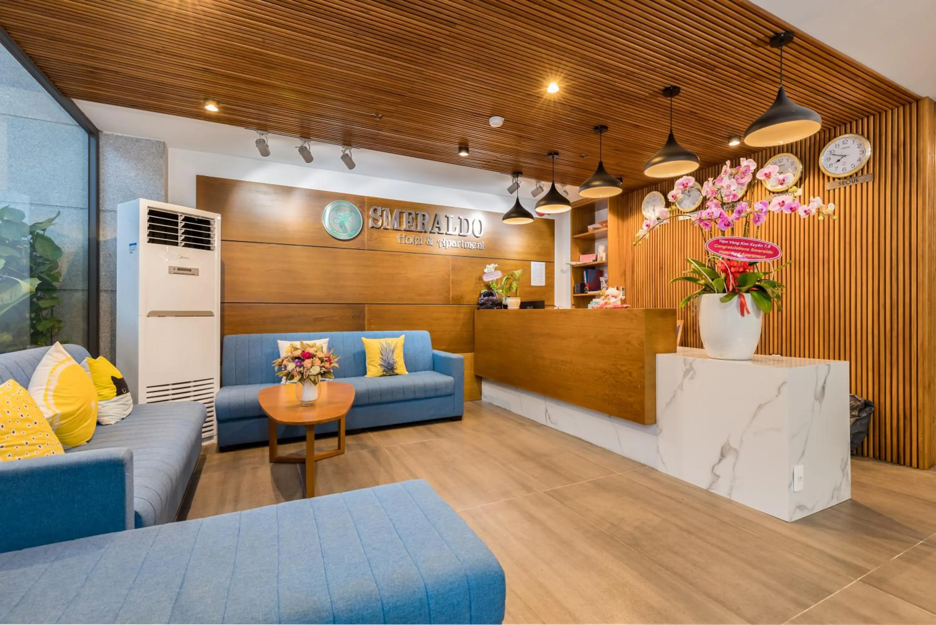 Lobby or reception in Smeraldo Hotel & Apartment